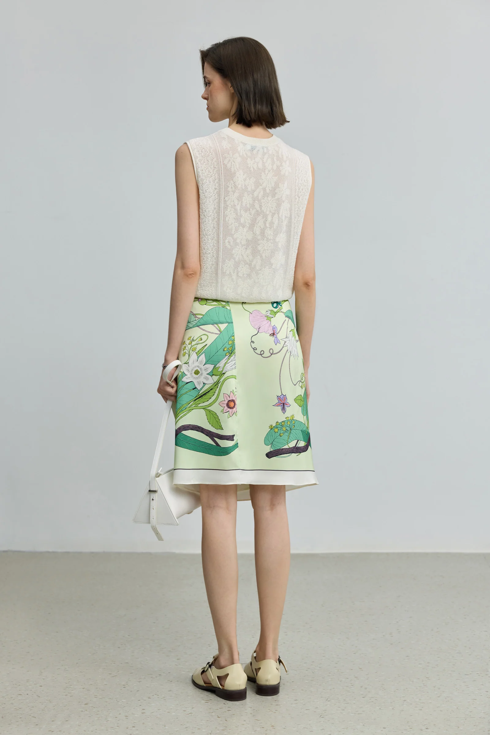 [ART] LILY Artistic Print Midi Skirt - Image 3