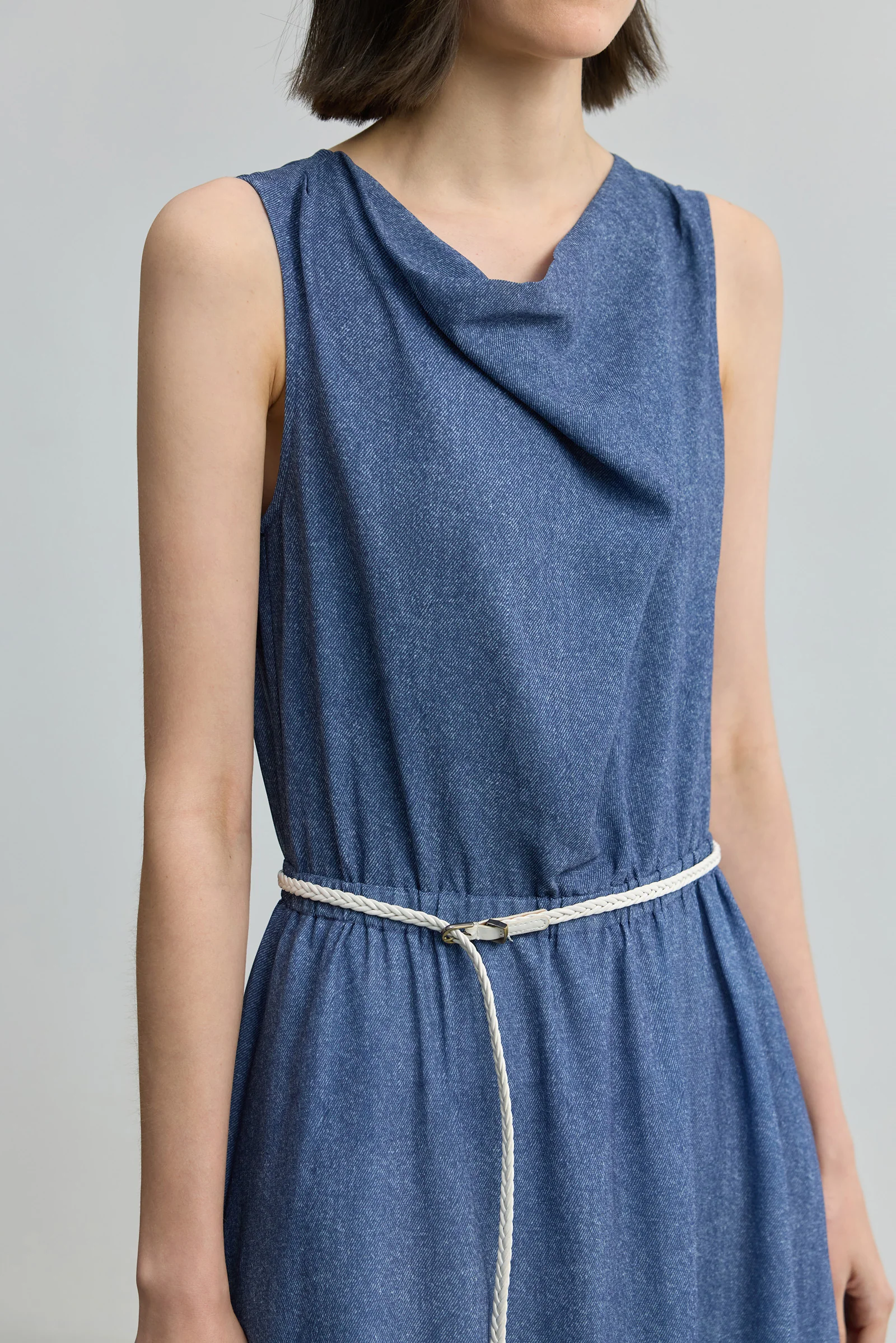 [ART] LILY Cowl Neck Sleeveless Dress - Image 6