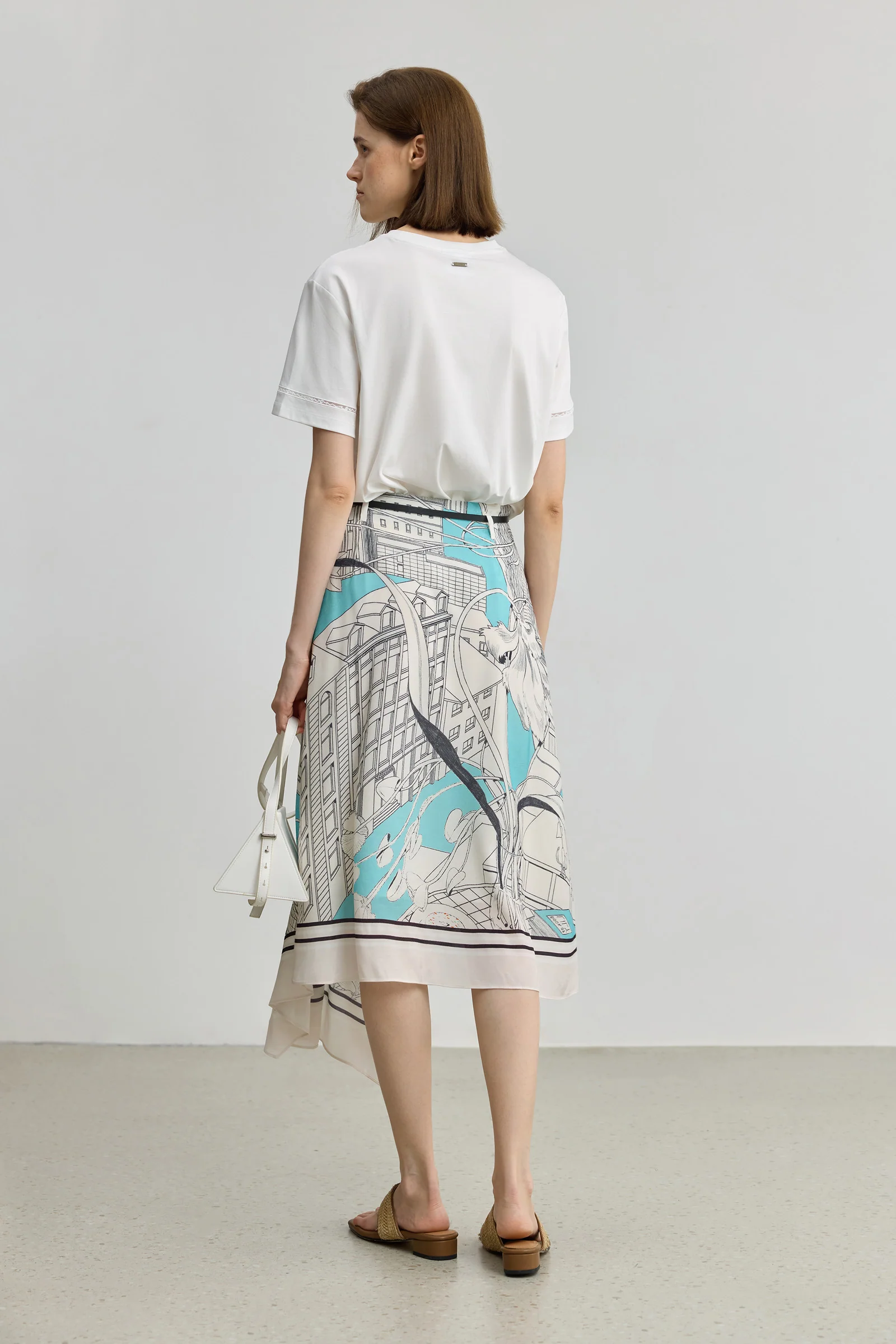 [ART] LILY Printed A-Line Skirt - Image 3