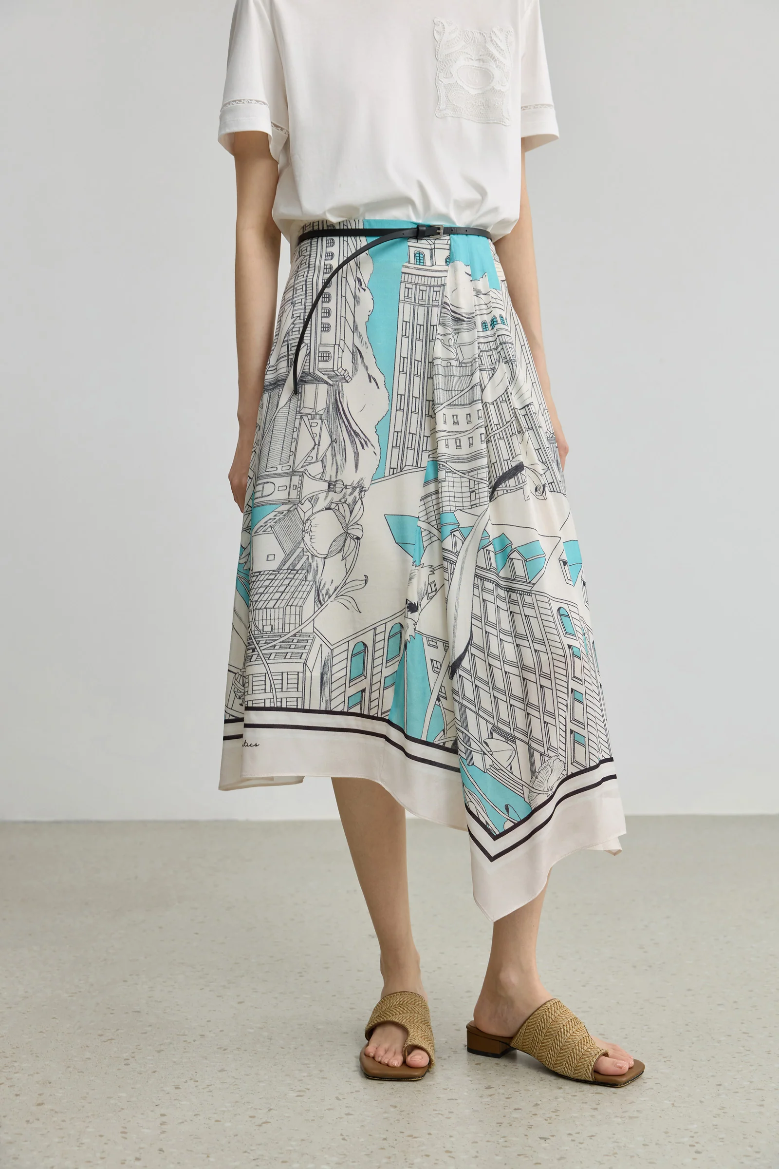 [ART] LILY Printed A-Line Skirt - Image 4