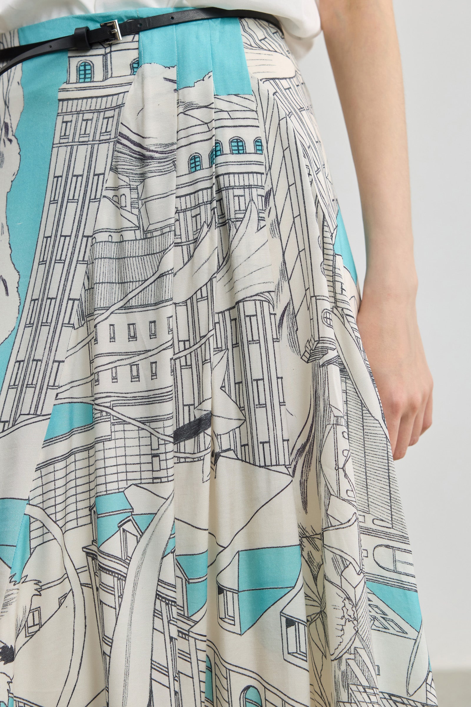 [ART] LILY Printed A-Line Skirt - Image 6
