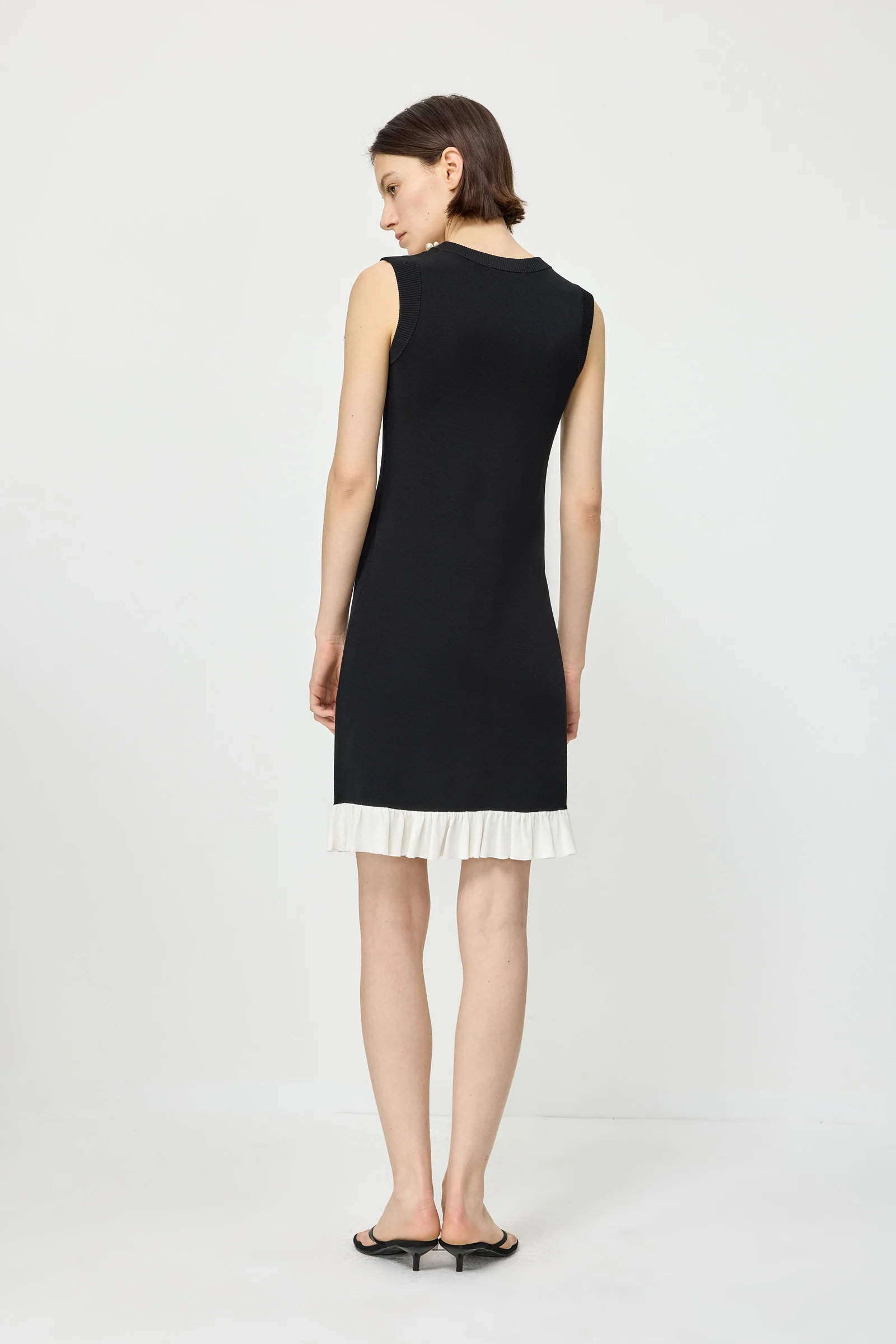 Beaded Sleeveless Dress - Image 3