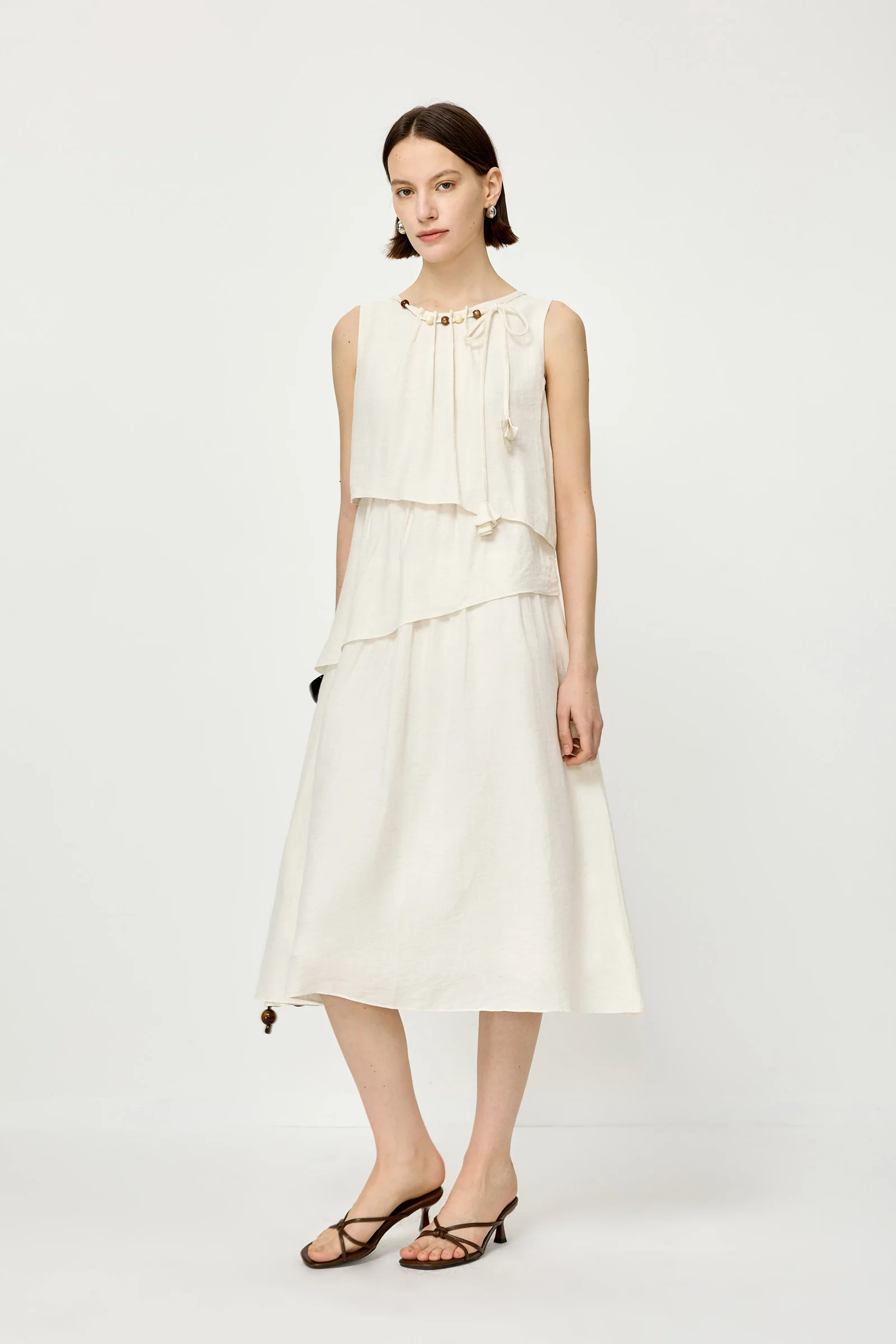 Beaded Tiered Dress - Image 2