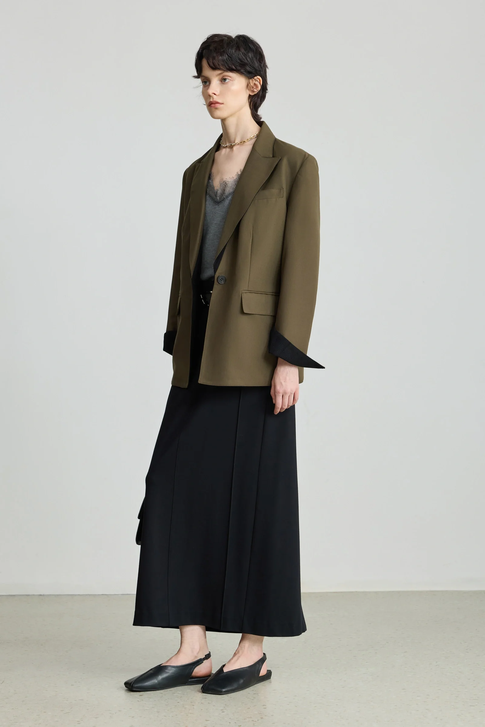 LILY Reversible Wool-Blend Blazer - Image 6