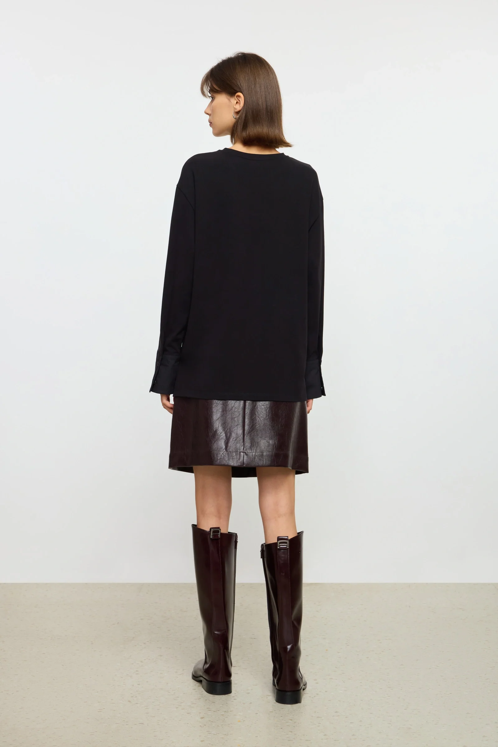 Brushed Gradient Knit Top - Image 4