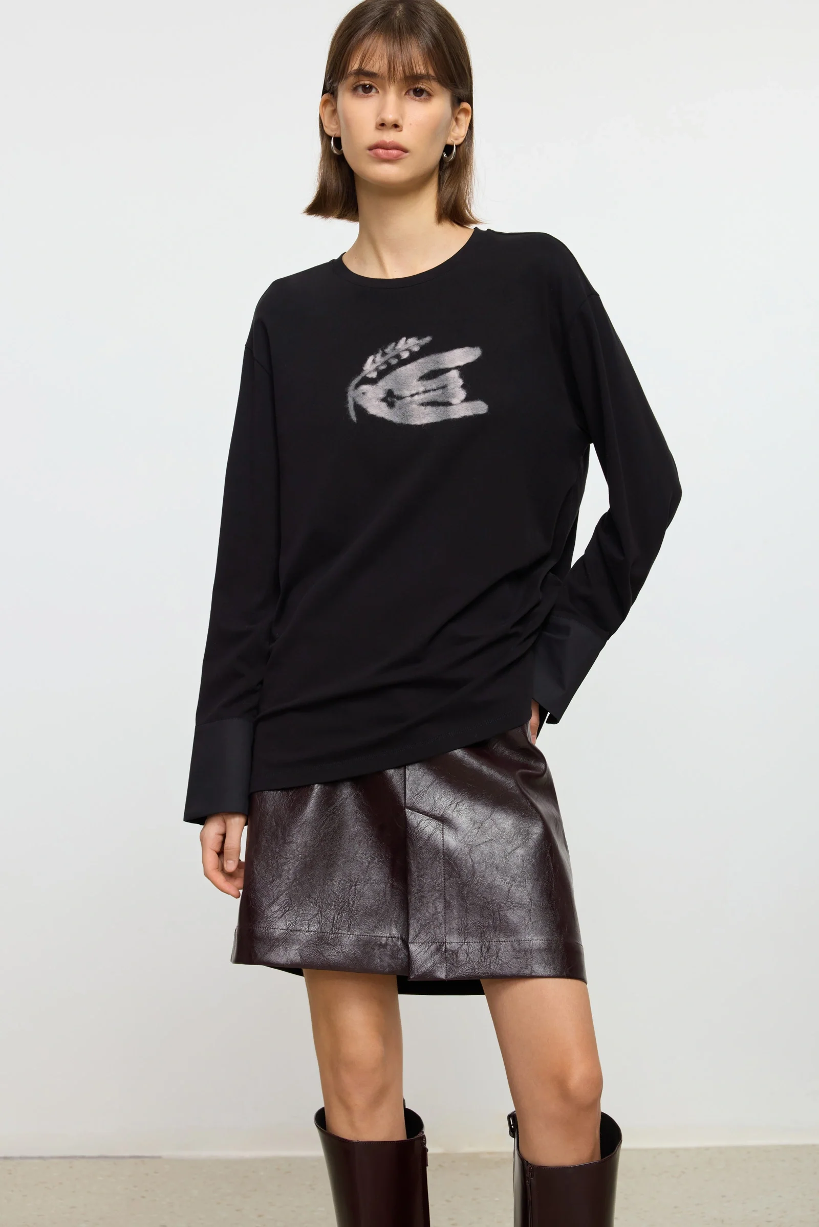 Brushed Gradient Knit Top - Image 6
