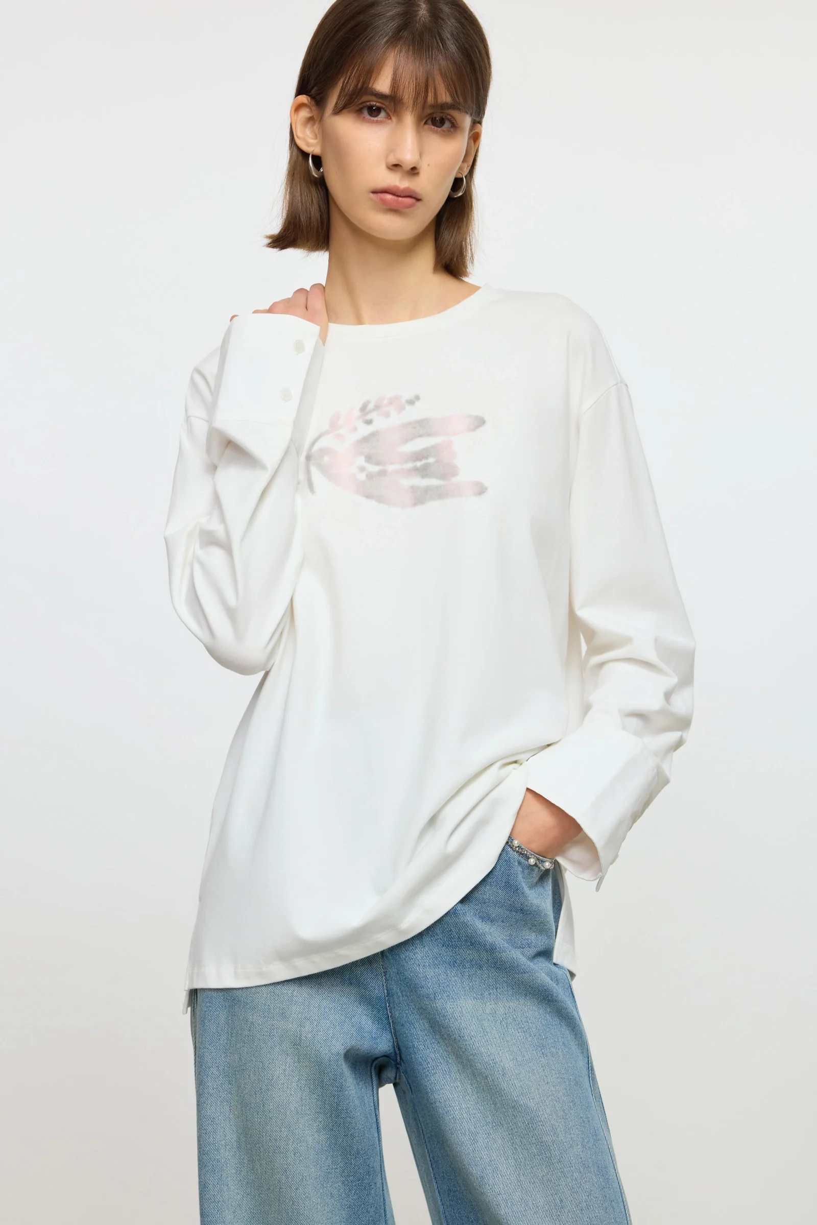 Brushed Gradient Knit Top - Image 9
