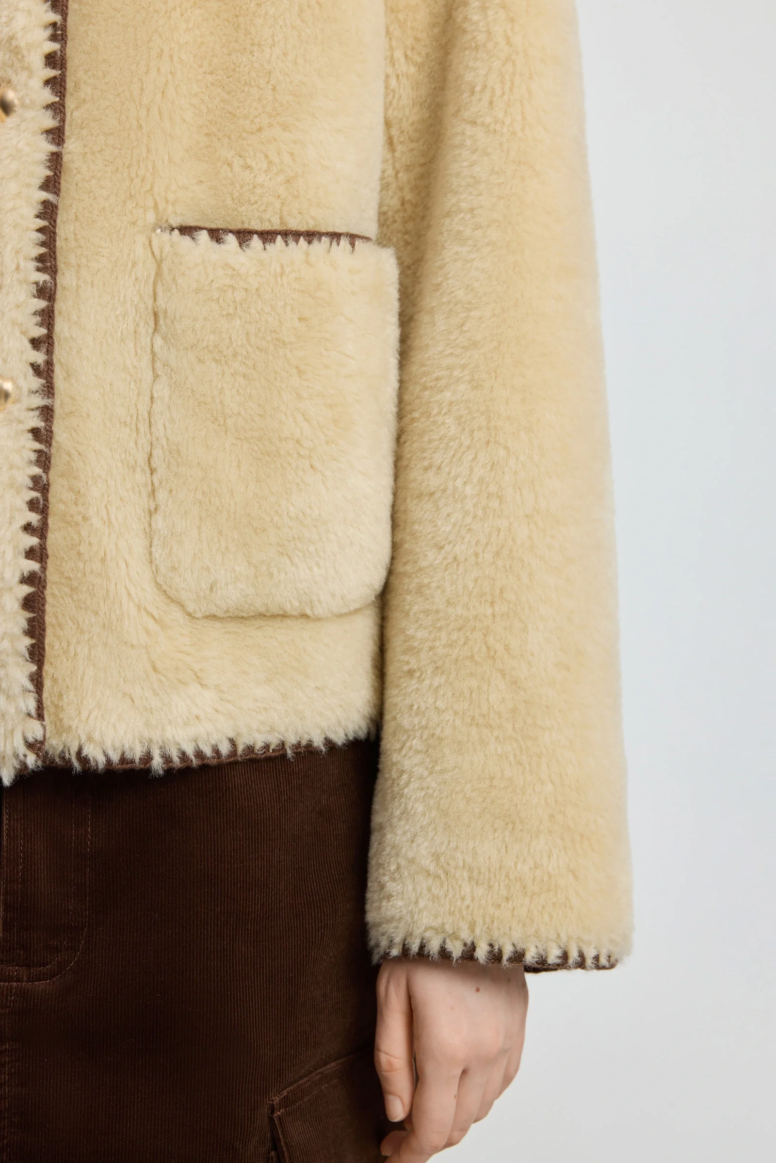 Contrast-Trim Bouclé Jacket - Image 16