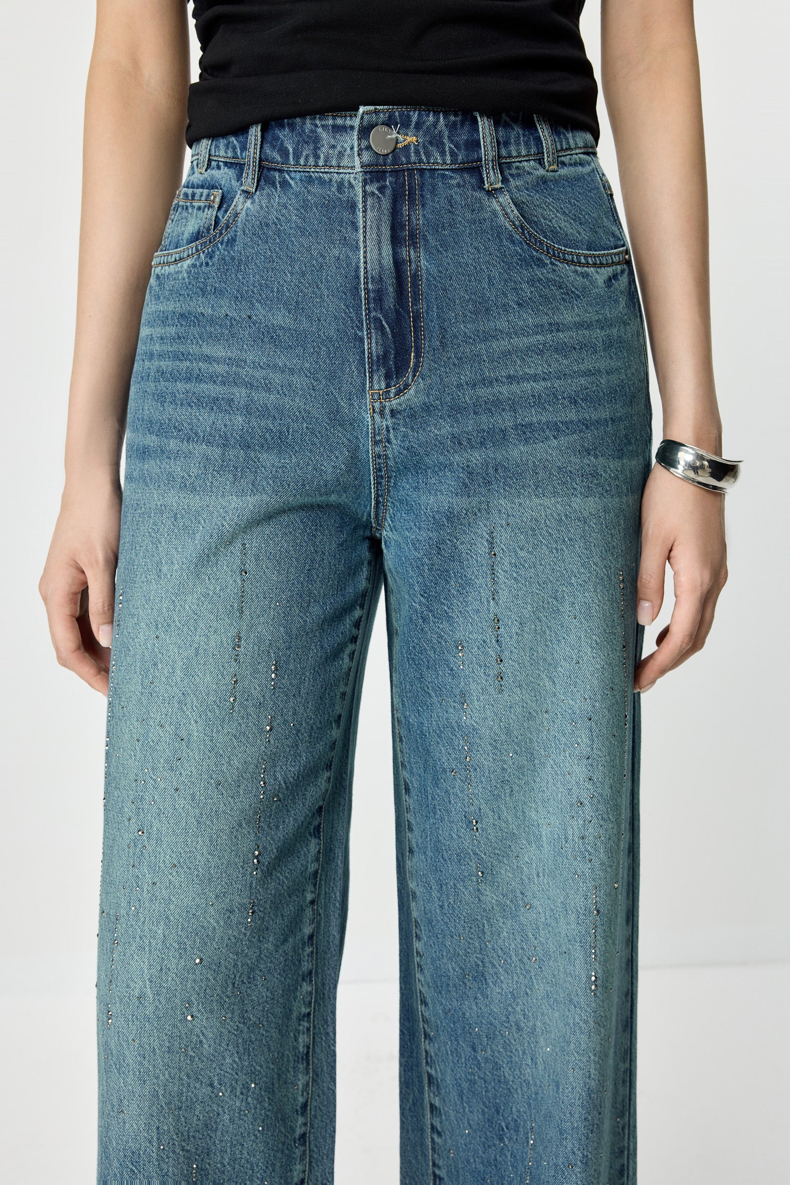 Crystal Straight-Leg Jeans - Image 7