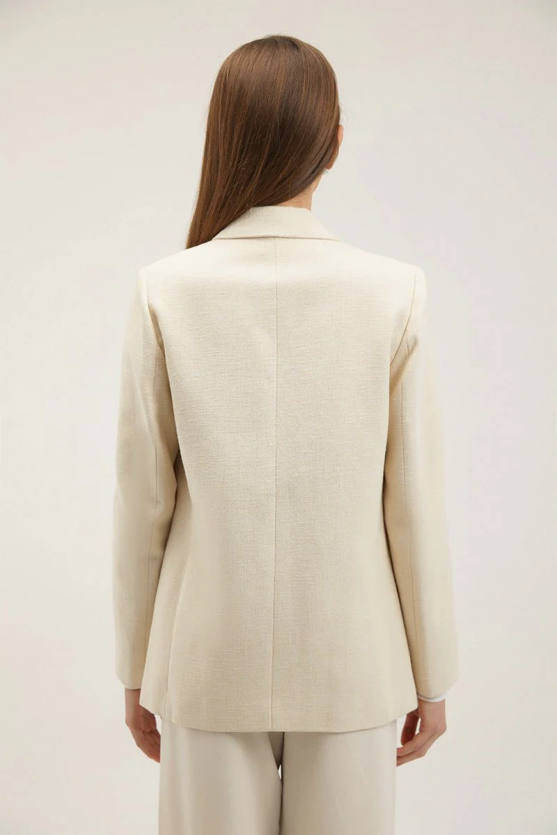 Double-Breasted Vent Blazer - Image 10