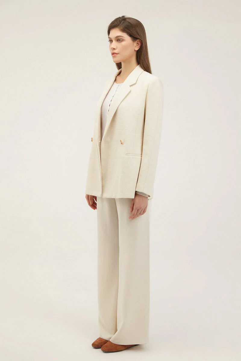 Double-Breasted Vent Blazer - Image 11