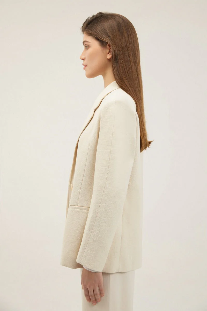 Double-Breasted Vent Blazer - Image 12