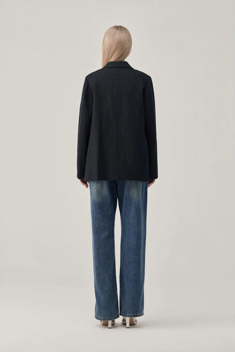 Double-Breasted Vent Blazer - Image 3