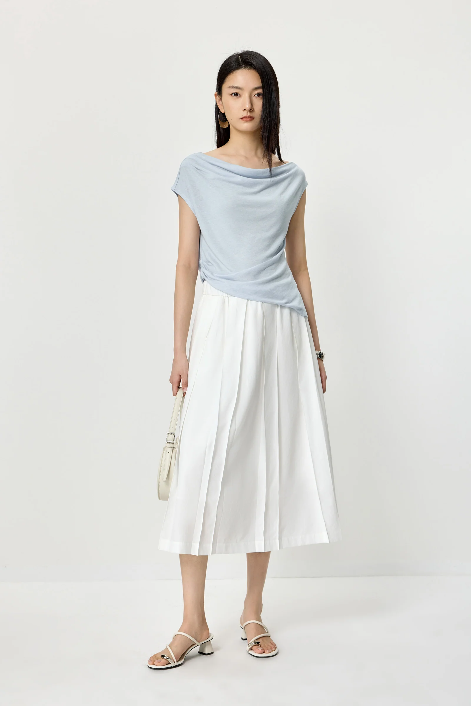 Draped Knit Tee - Image 2