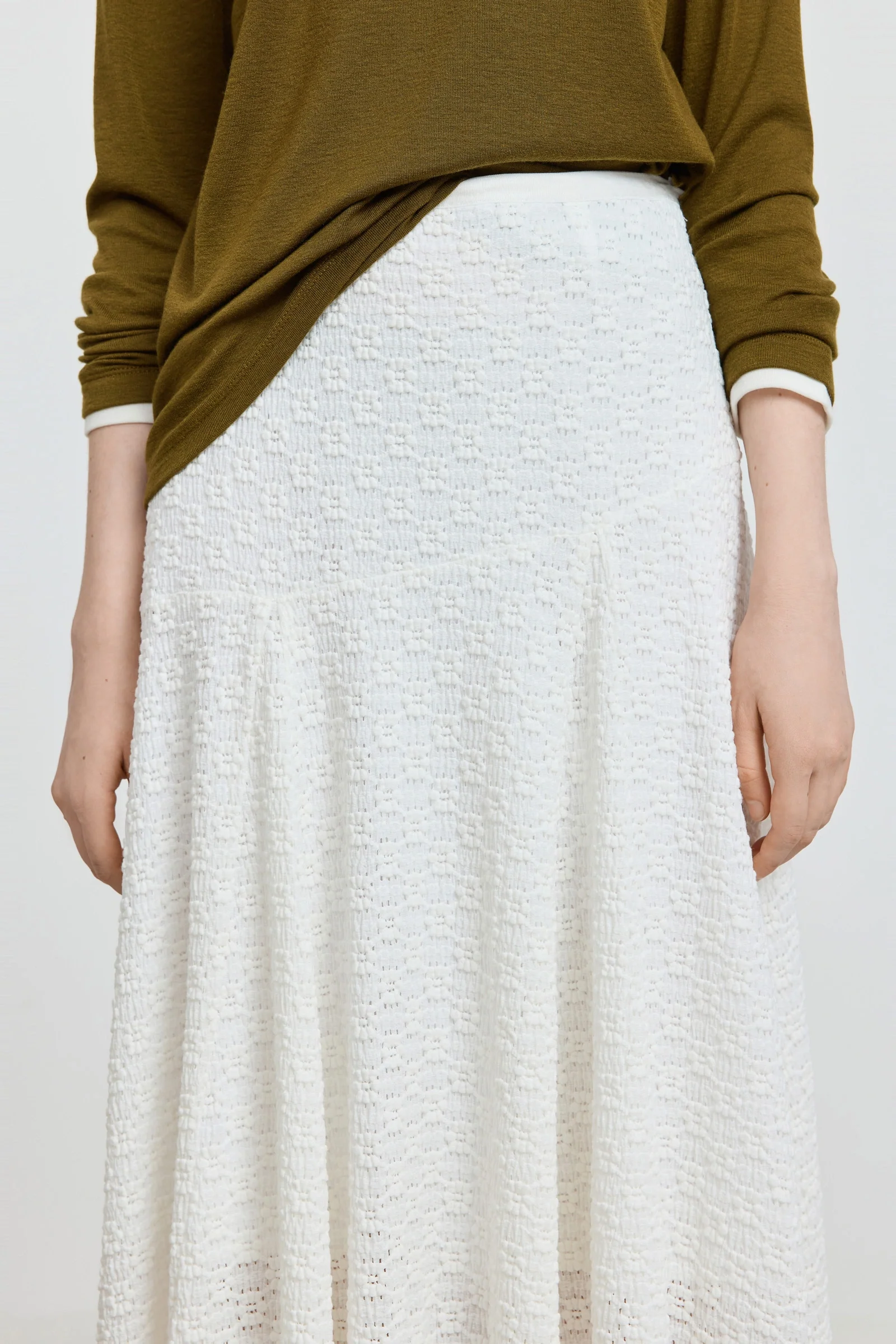 Lace Textured Skirt - Image 8