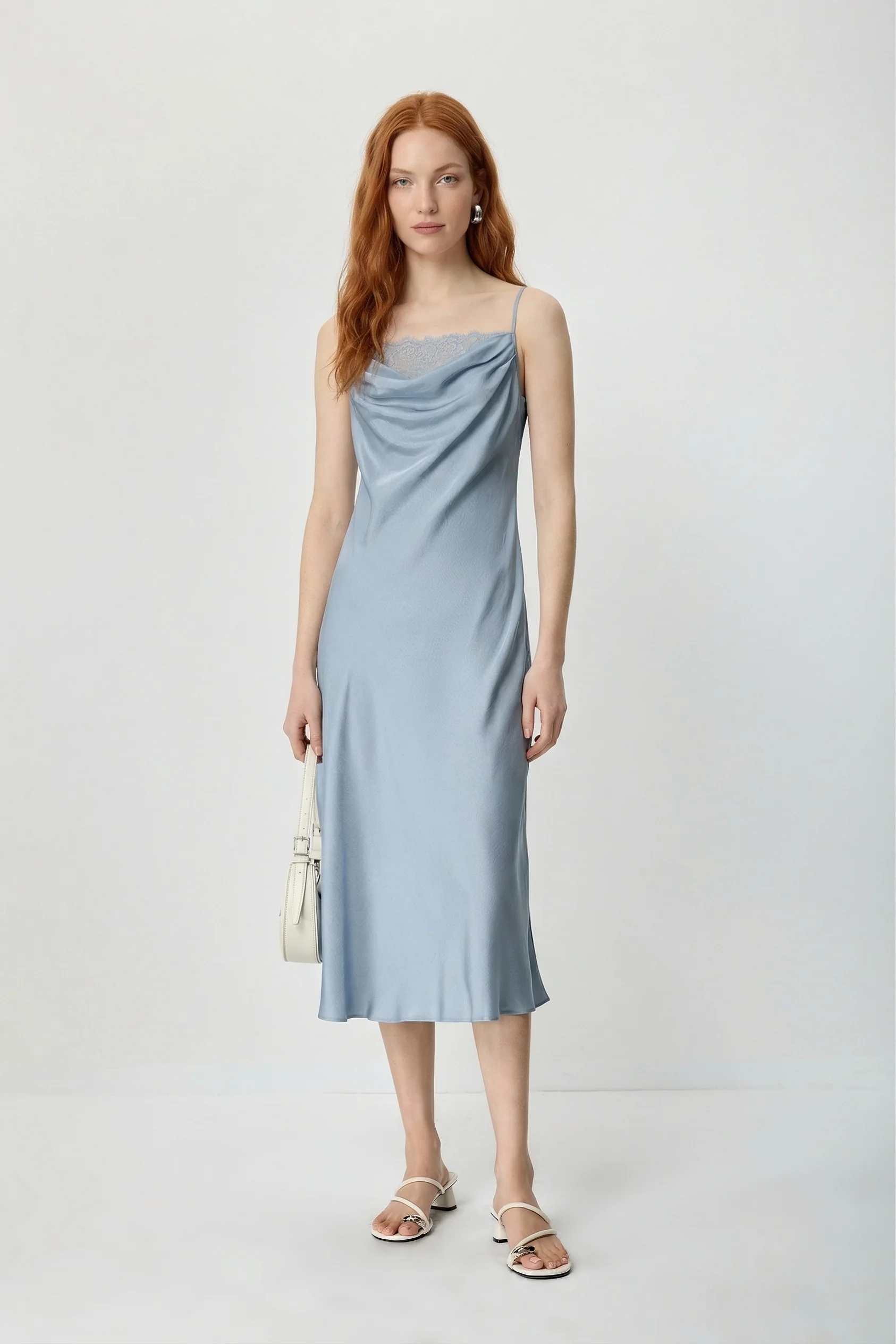 Lace Trim Slip Dress