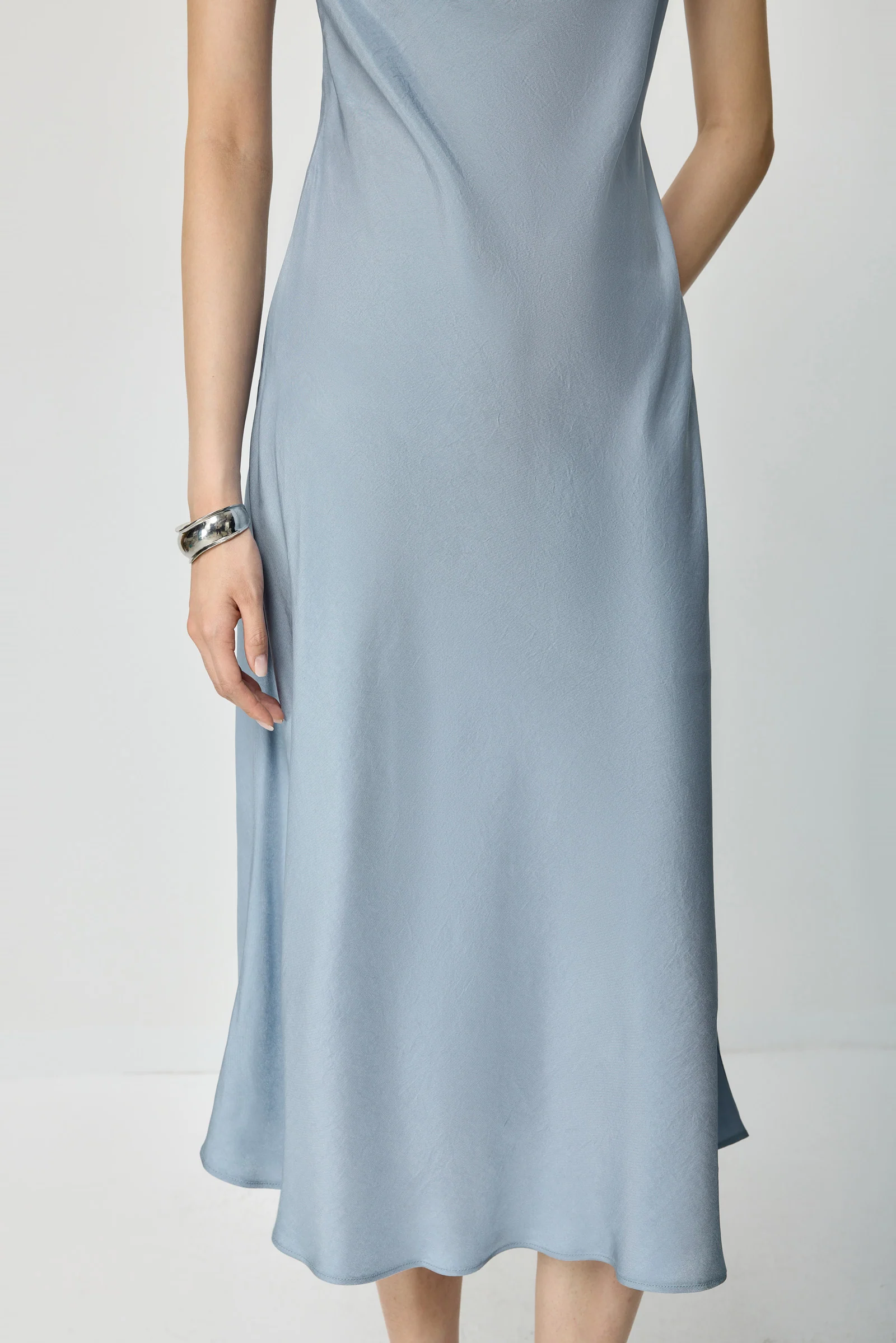 Lace Trim Slip Dress - Image 4