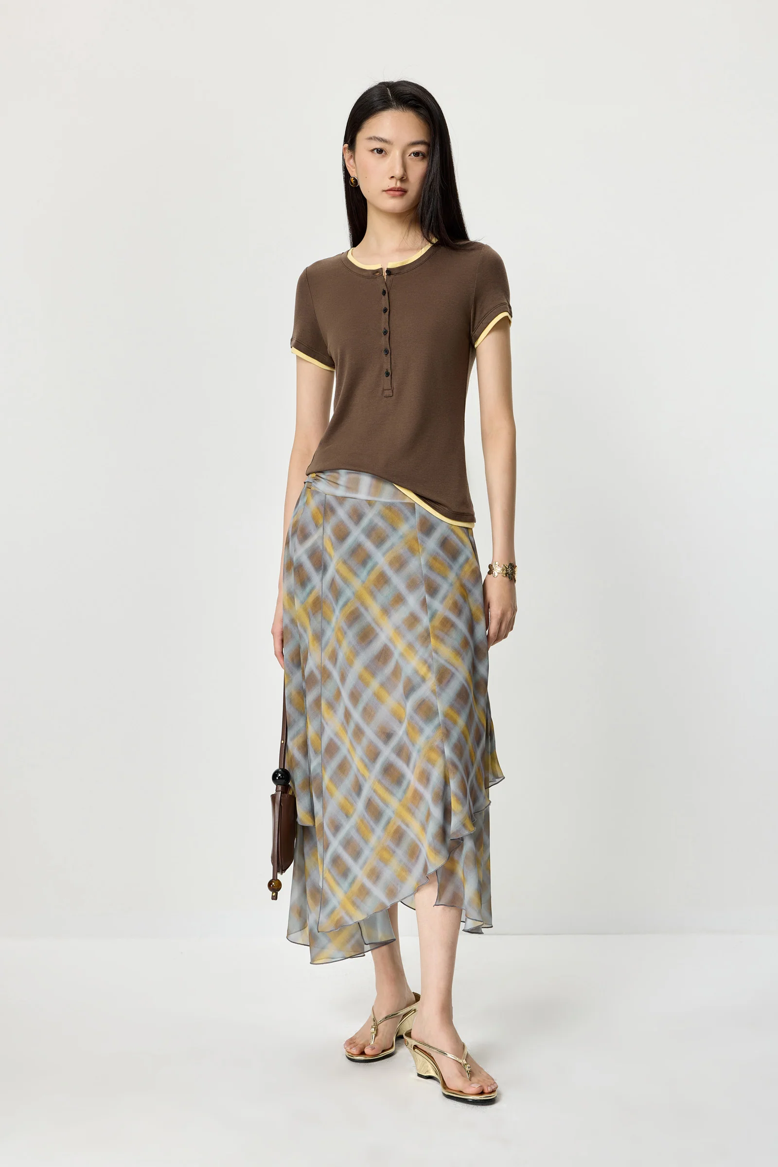 Layered Knit Tee - Image 2