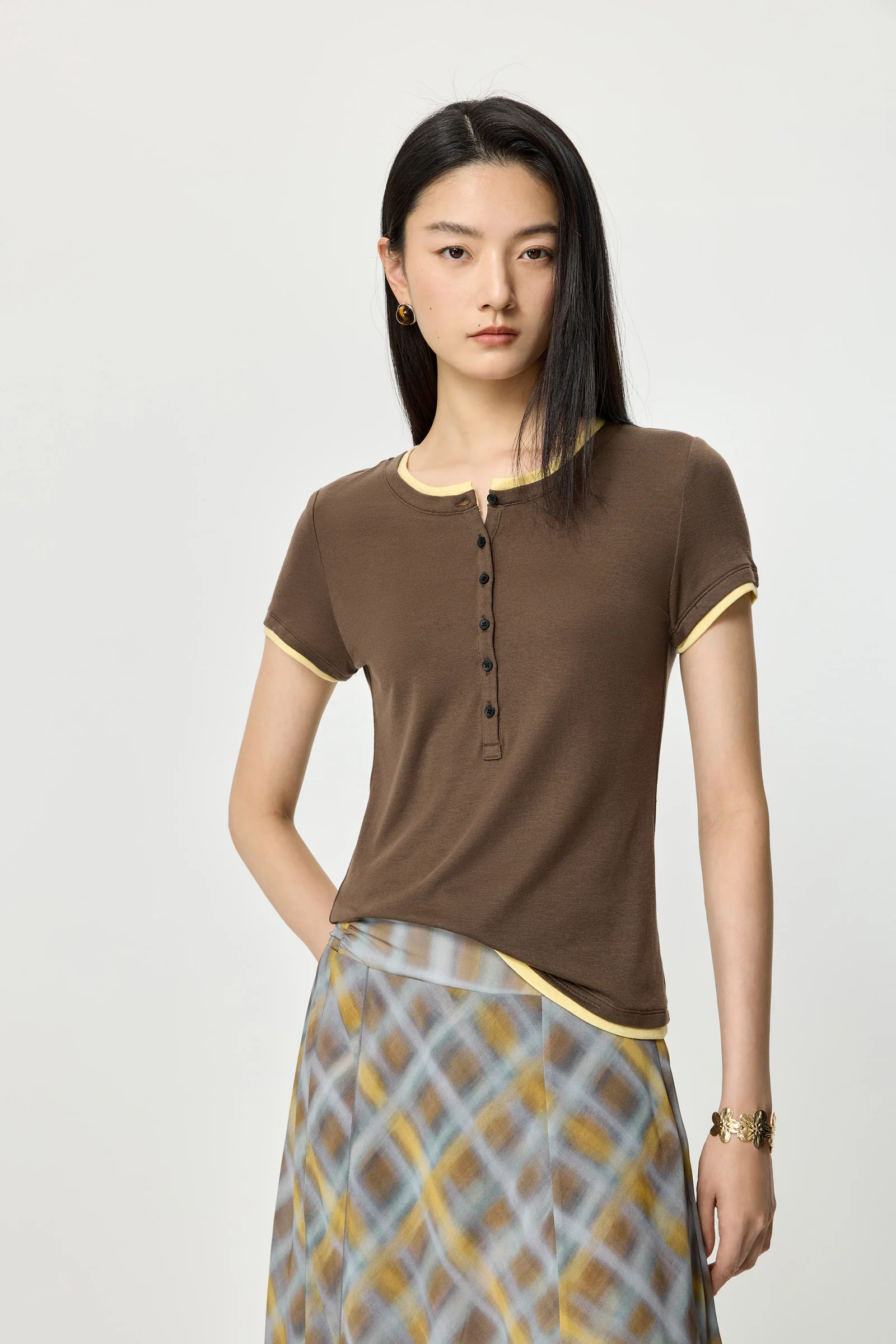 Layered Knit Tee - Image 4