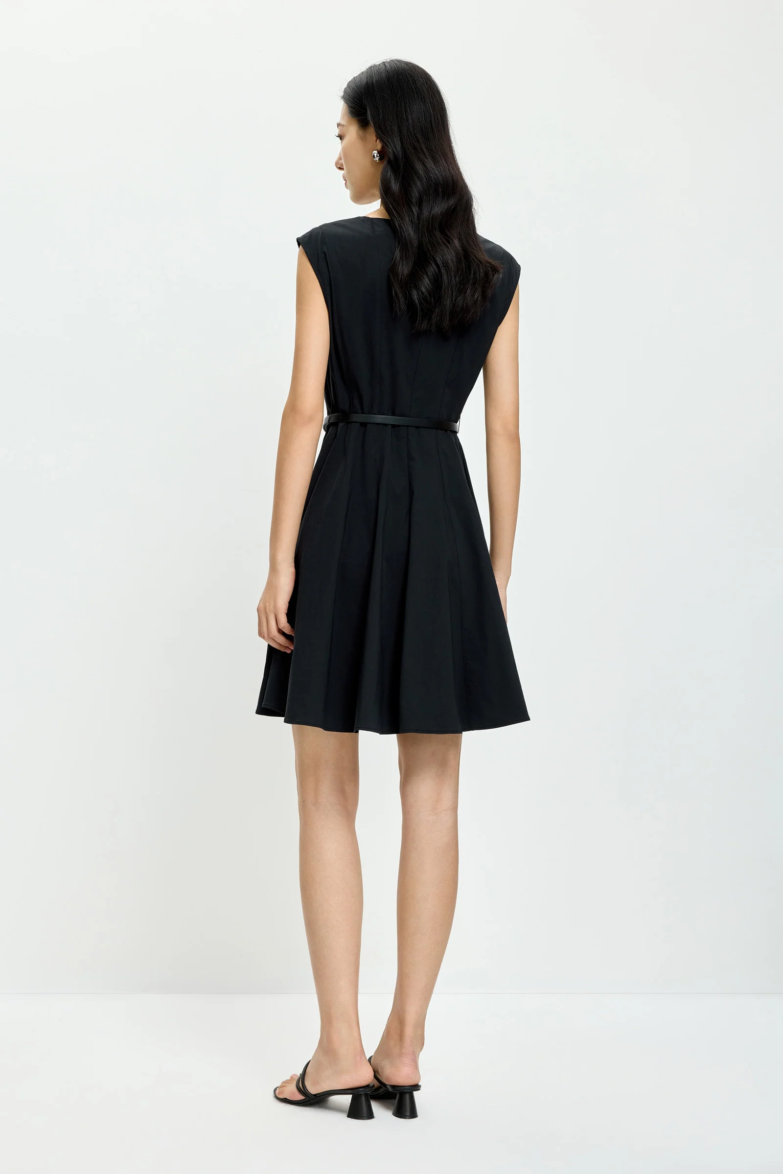 [Light Sculpt] LILY Linen-Blend Corset-Waist Dress - Image 4
