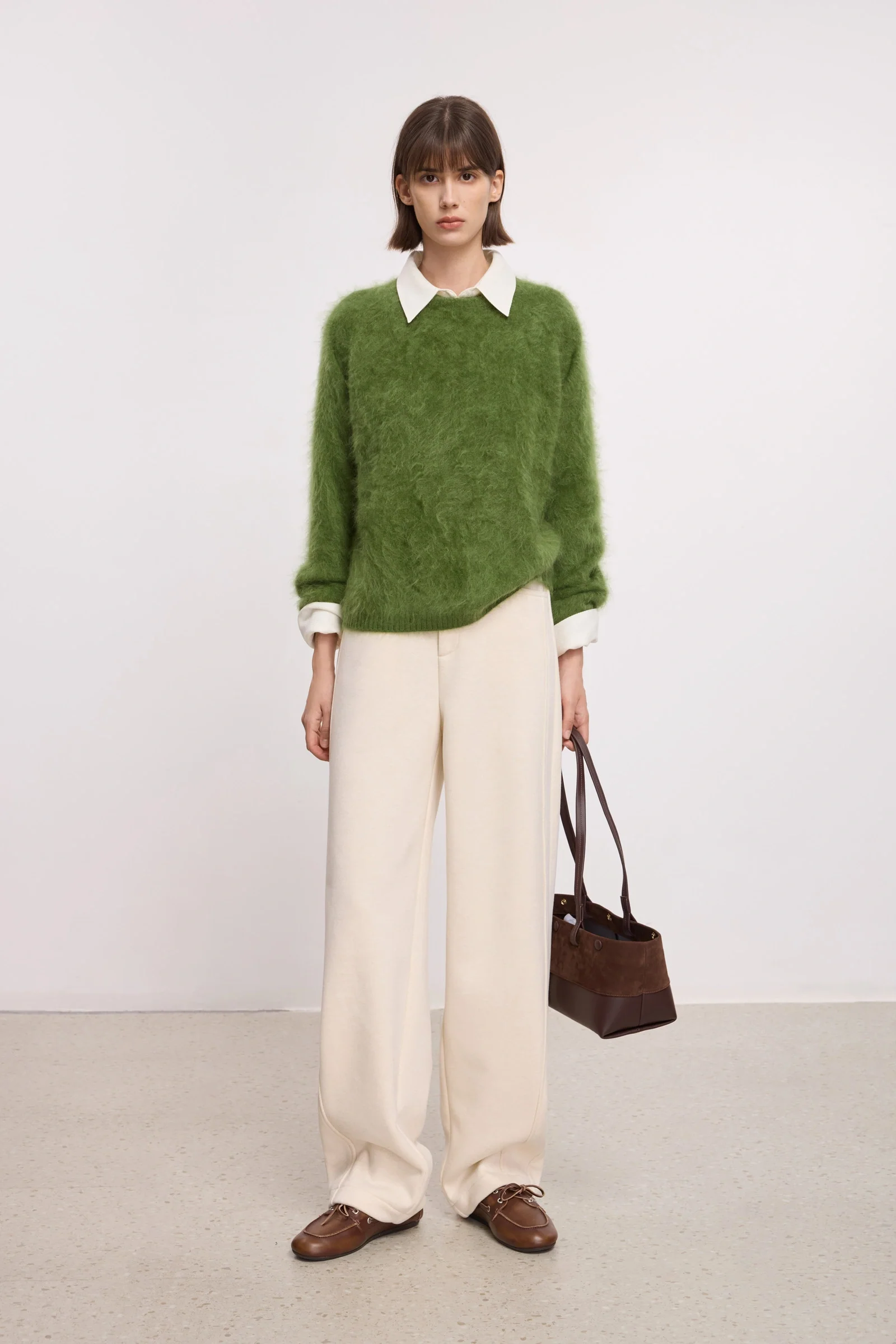 LILY 100% Merino Wool Crewneck Sweater - Image 2