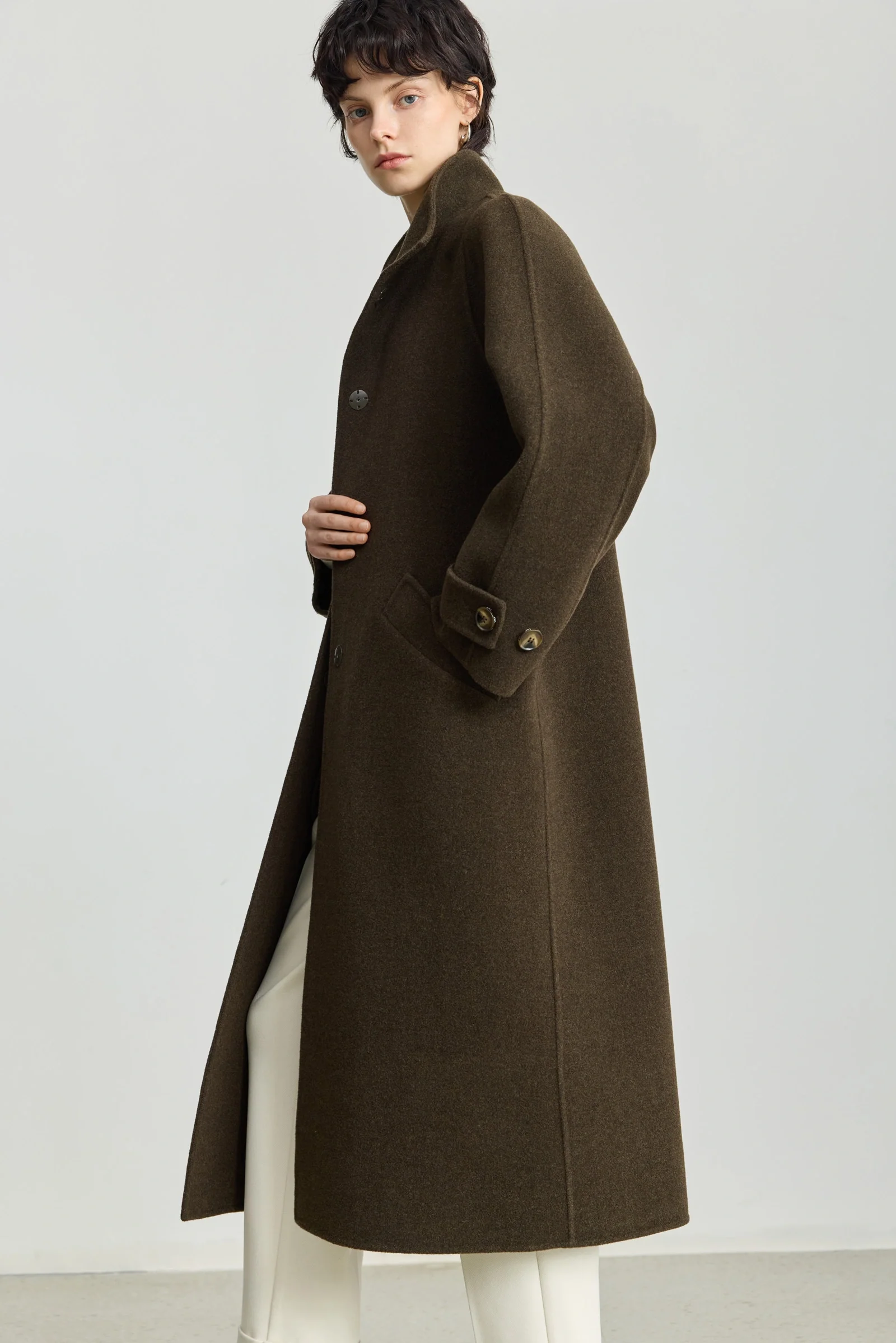 LILY 100% Merino Wool Lightweight Coat - Image 6