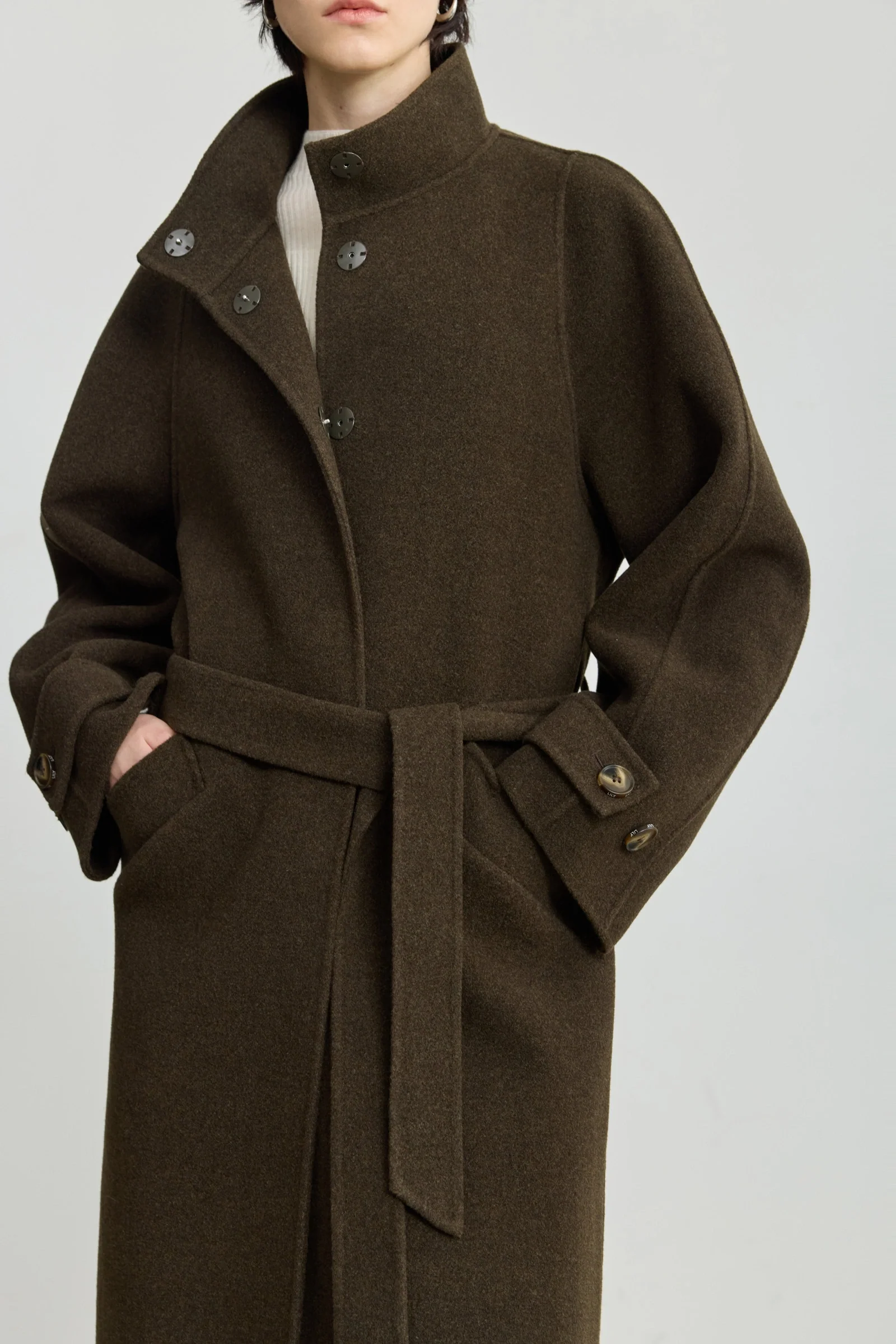 LILY 100% Merino Wool Lightweight Coat - Image 7