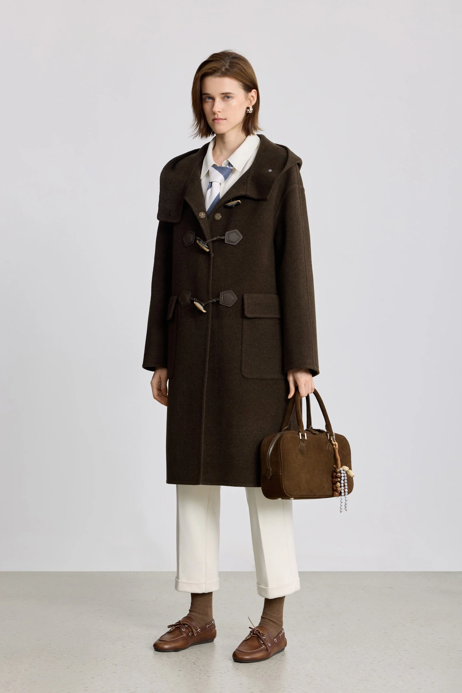 LILY 100% Wool Toggle Coat