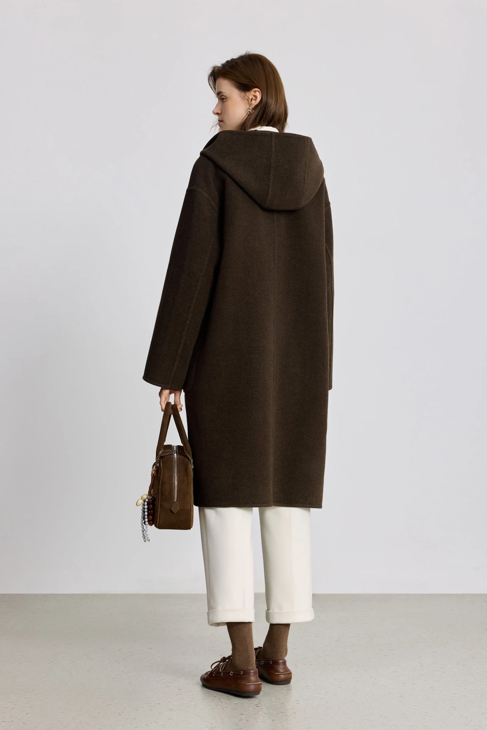 LILY 100% Wool Toggle Coat - Image 3