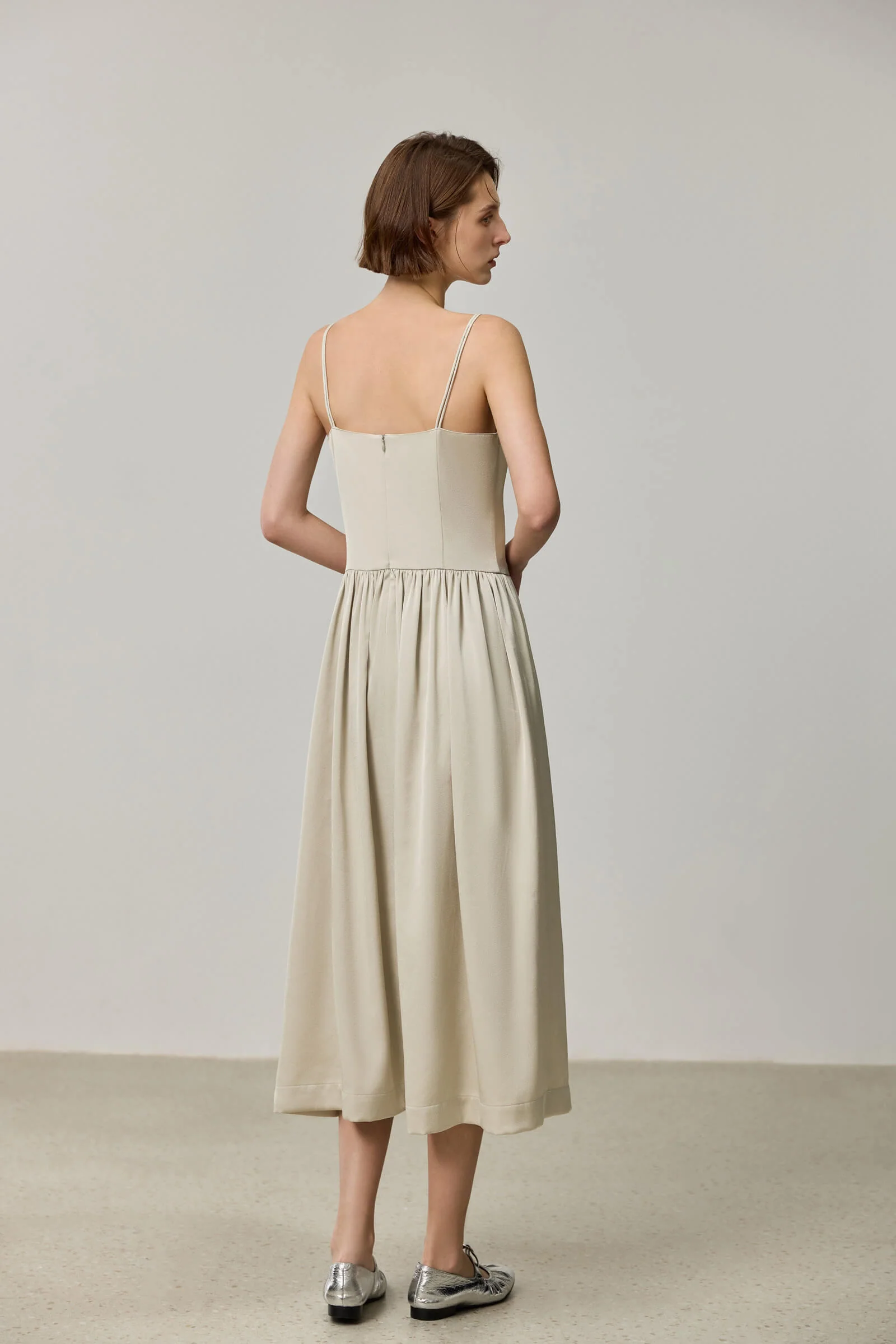LILY Acetate Slip Dress - Image 7