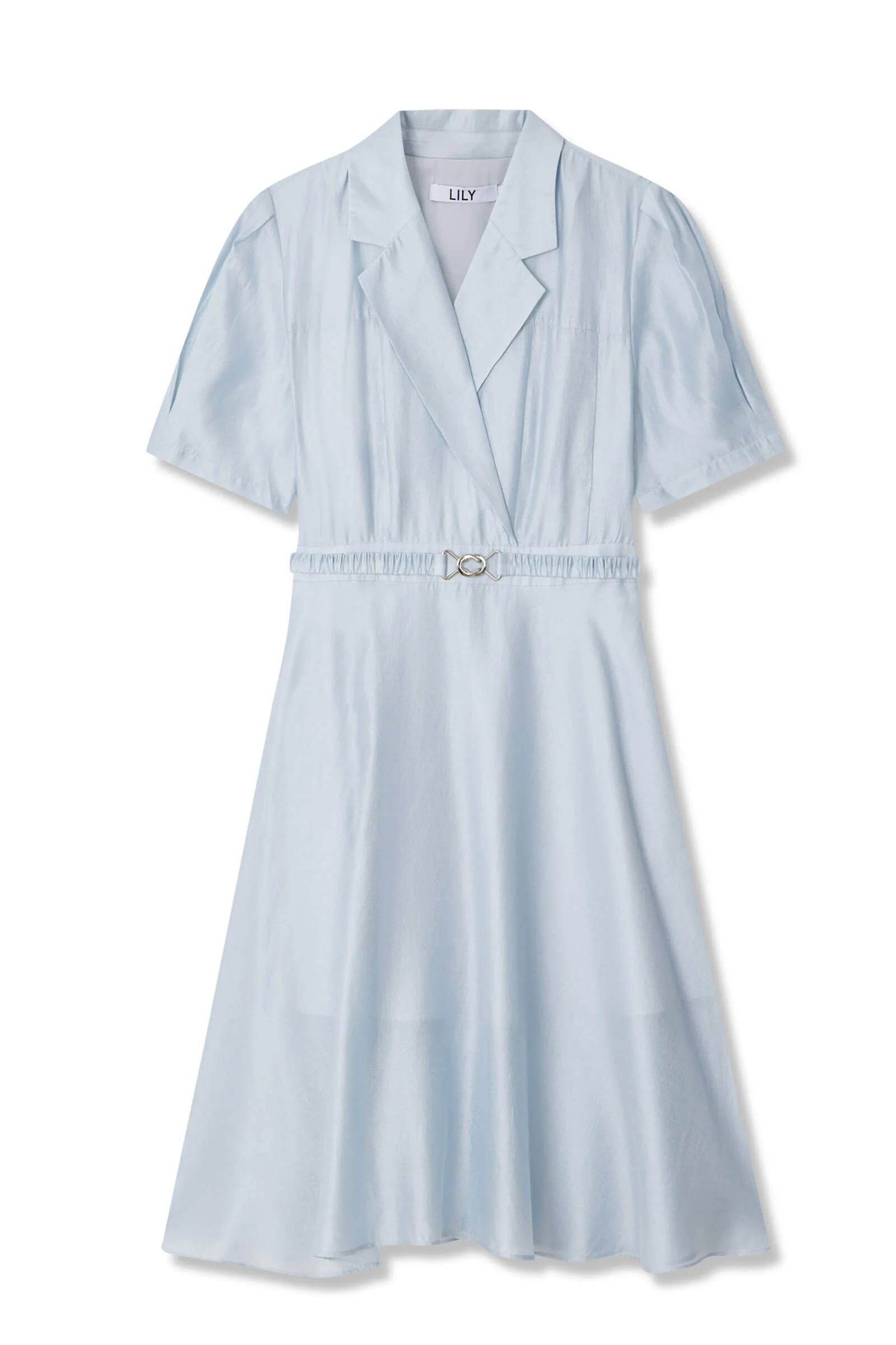 LILY Acetic Acid Silk Suit Dress - Image 15