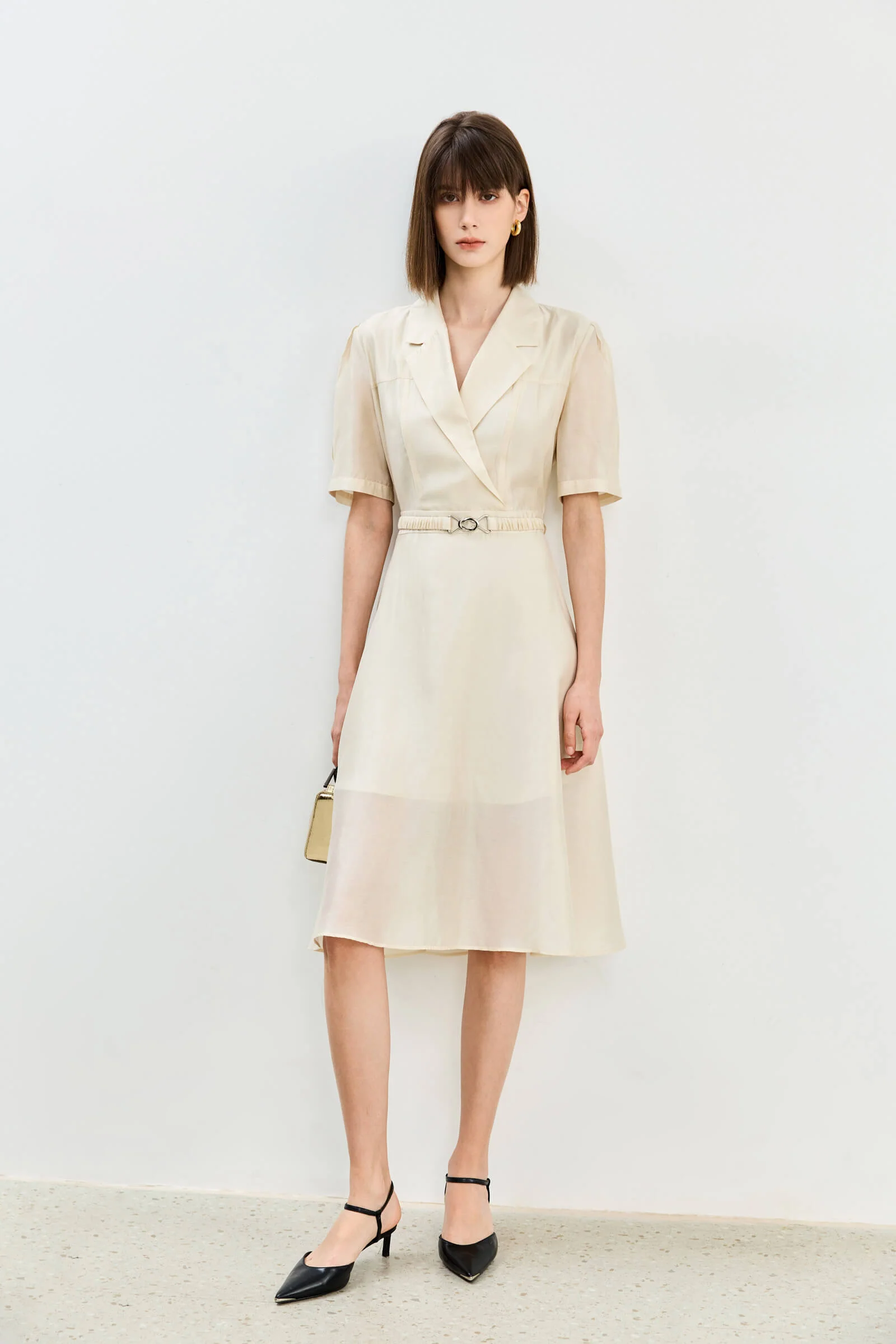 LILY Acetic Acid Silk Suit Dress - Image 17