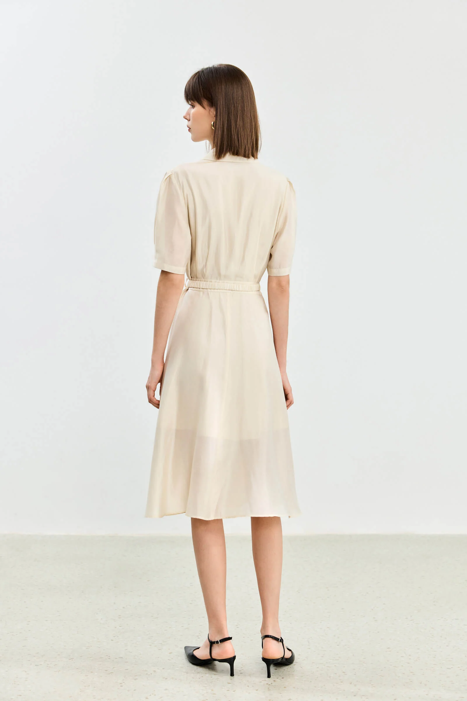 LILY Acetic Acid Silk Suit Dress - Image 20