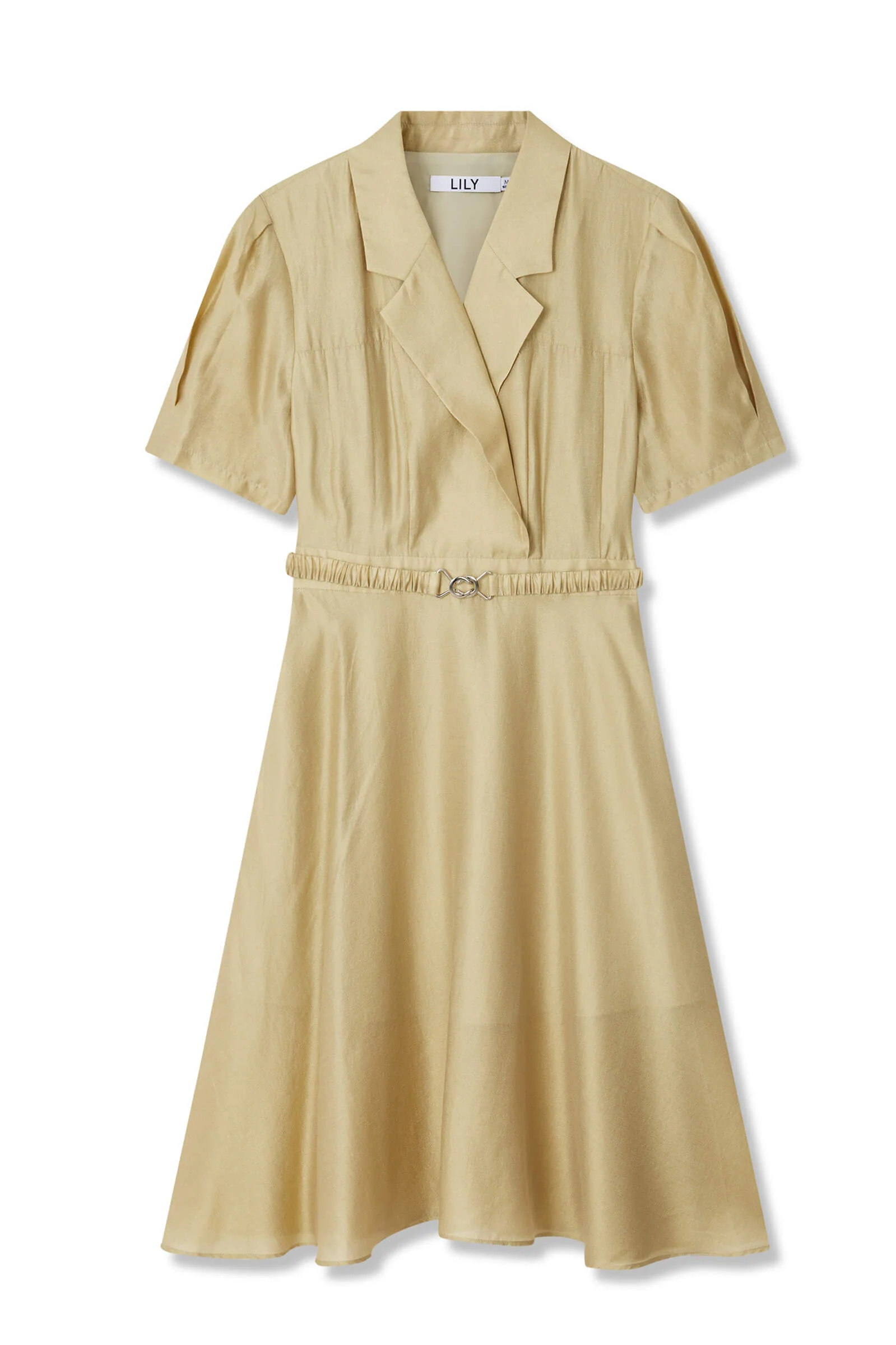 LILY Acetic Acid Silk Suit Dress - Image 7