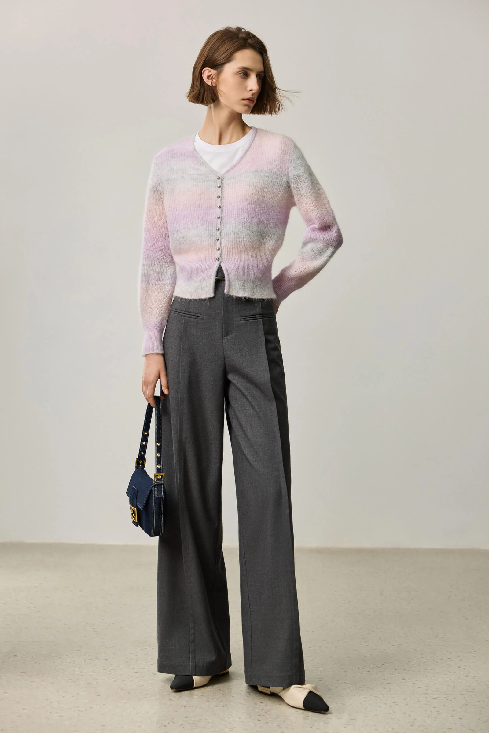 LILY Alpaca-Blend Striped Knit Cardigan - Image 18