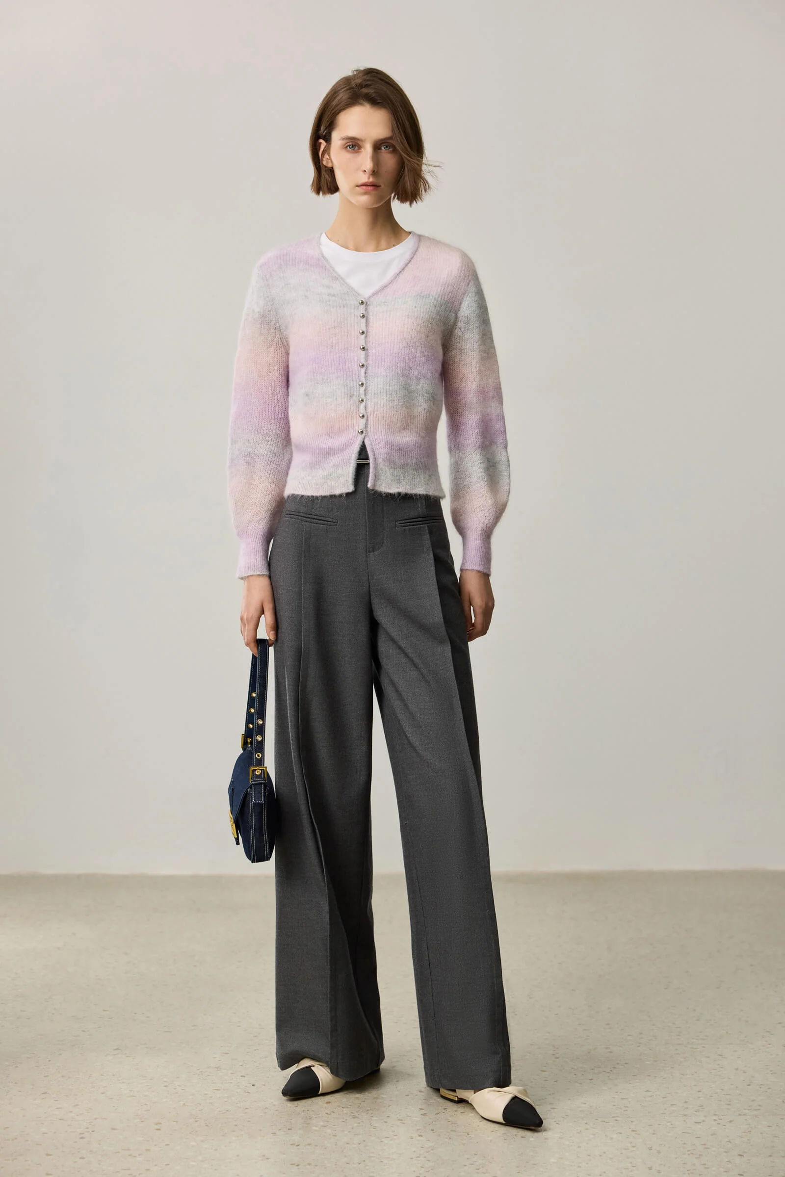 LILY Alpaca-Blend Striped Knit Cardigan - Image 19