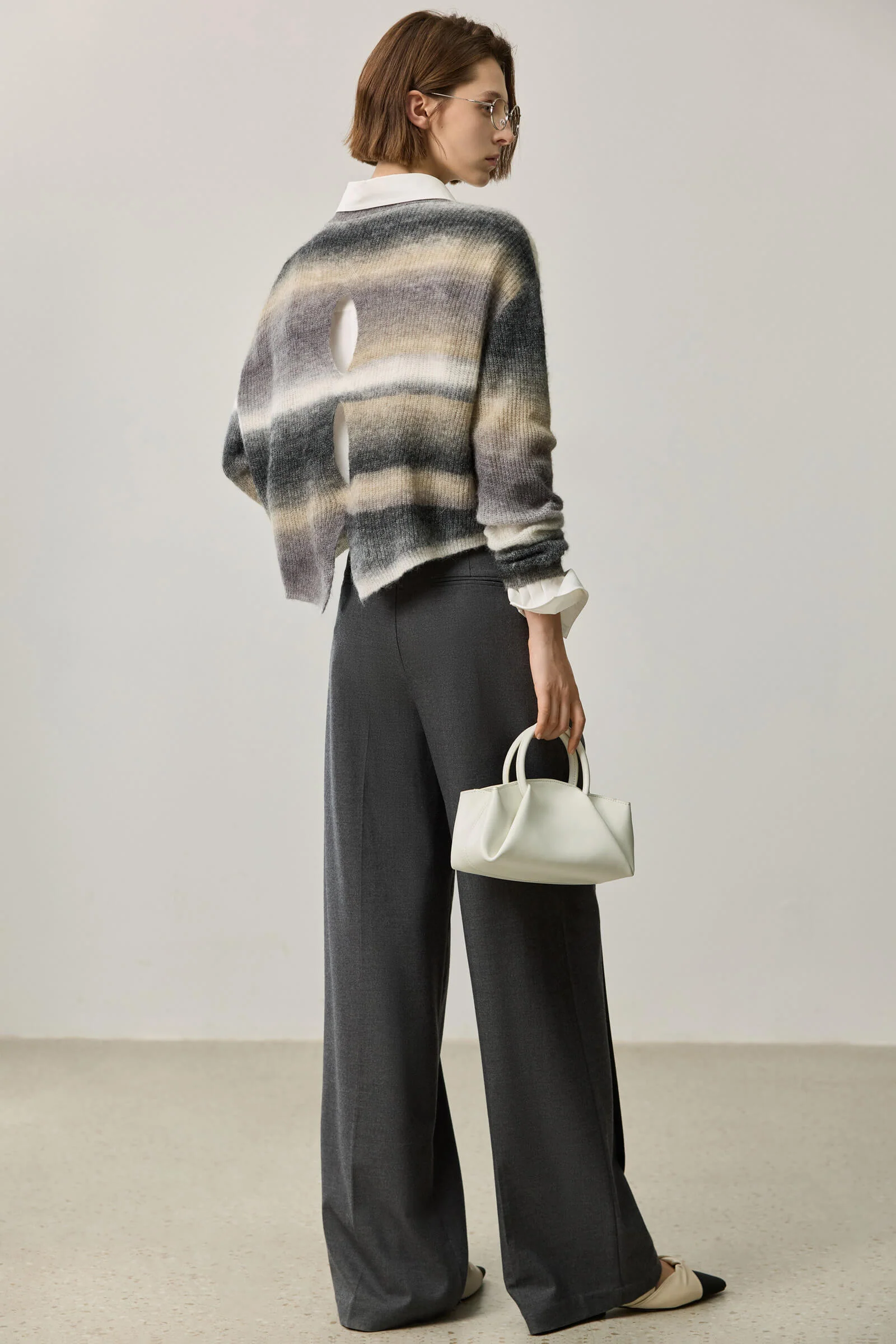 LILY Alpaca-Blend Striped Sweater - Image 10