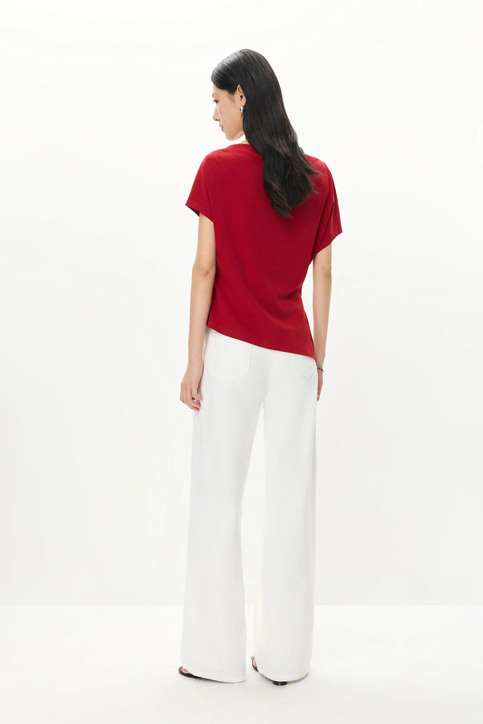 LILY Asymmetric Off-Shoulder Tee - Image 10