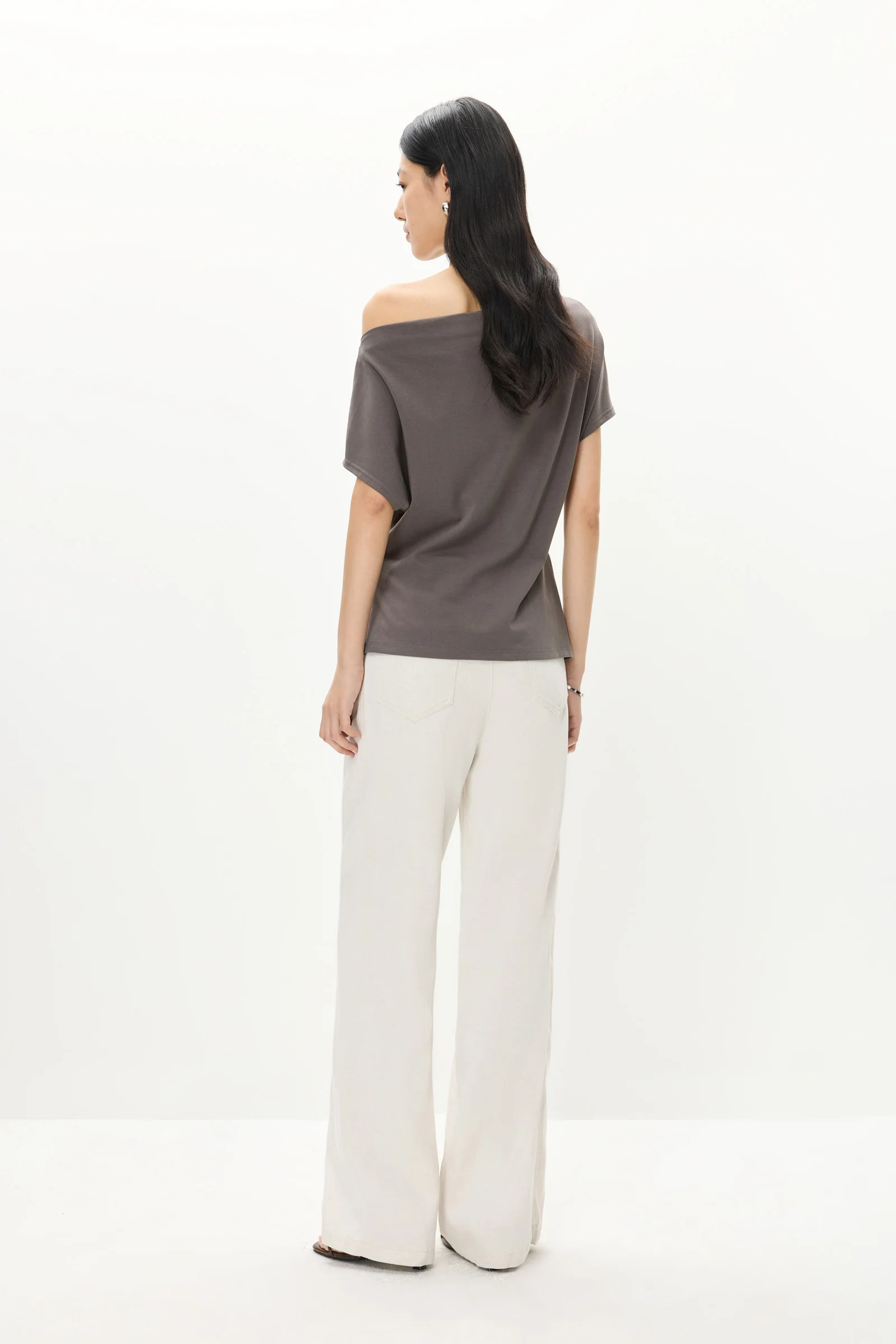 LILY Asymmetric Off-Shoulder Tee - Image 16