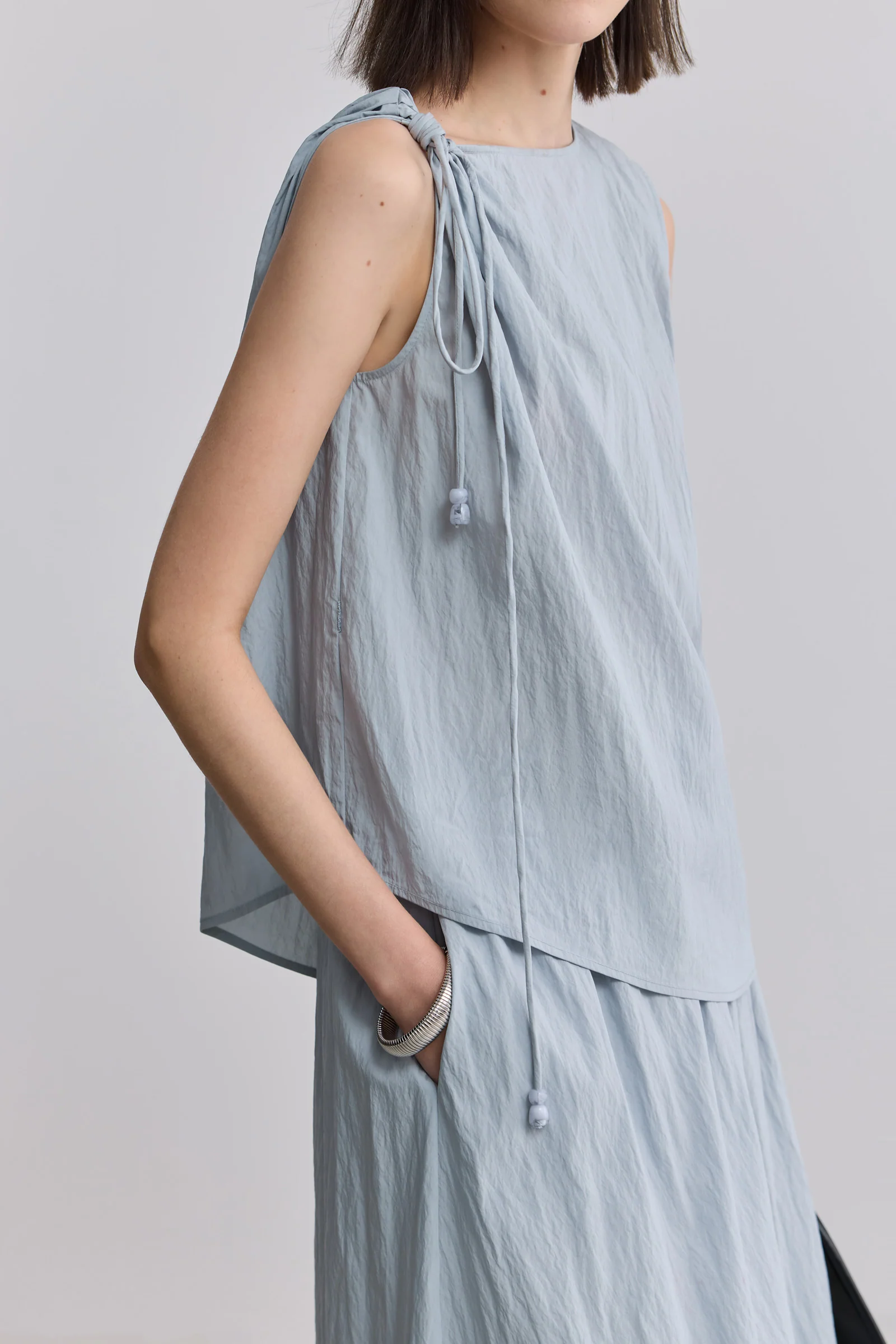 LILY Asymmetrical Sleeveless Top - Image 7
