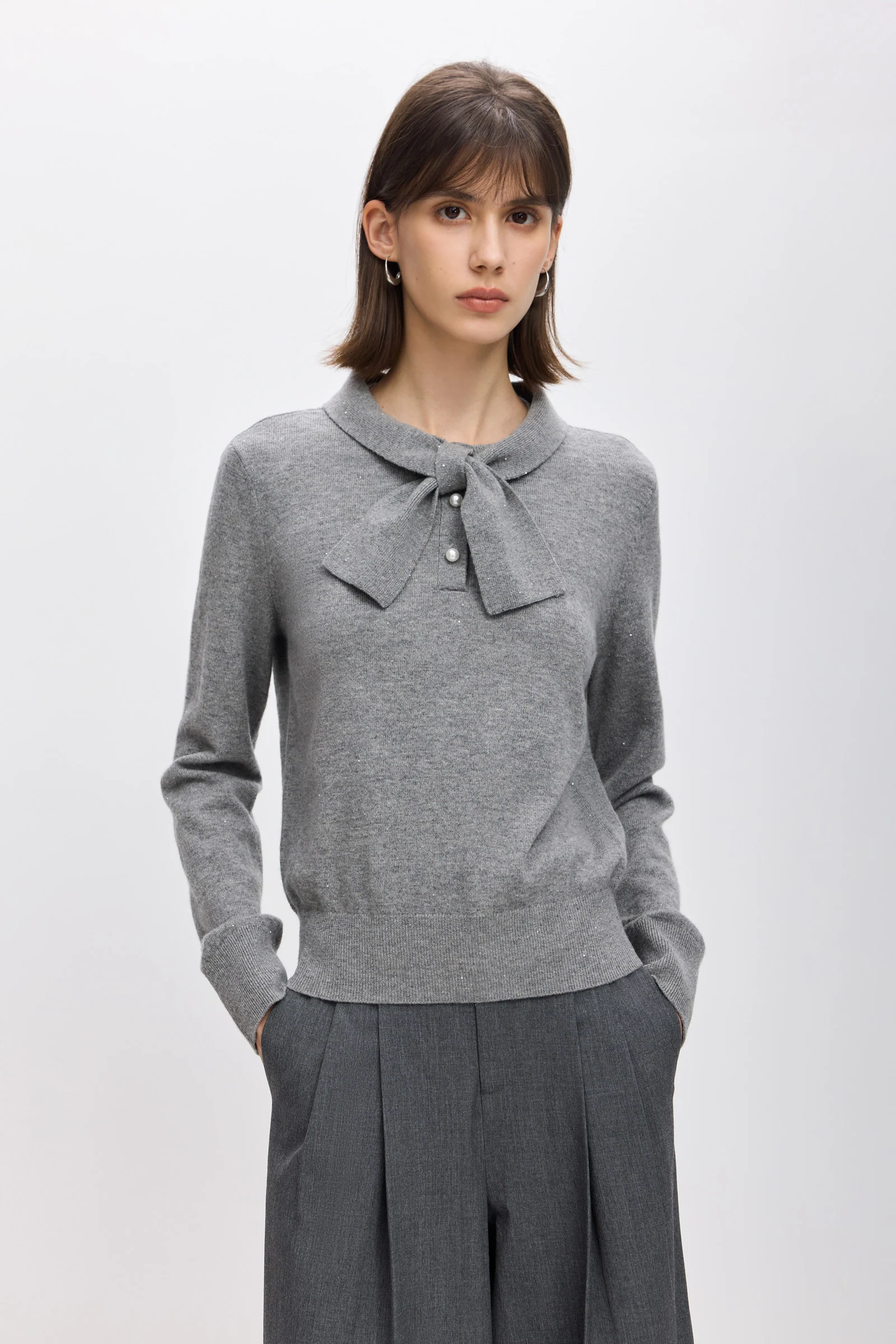 LILY Bow-Detail Knit Sweater - Image 5