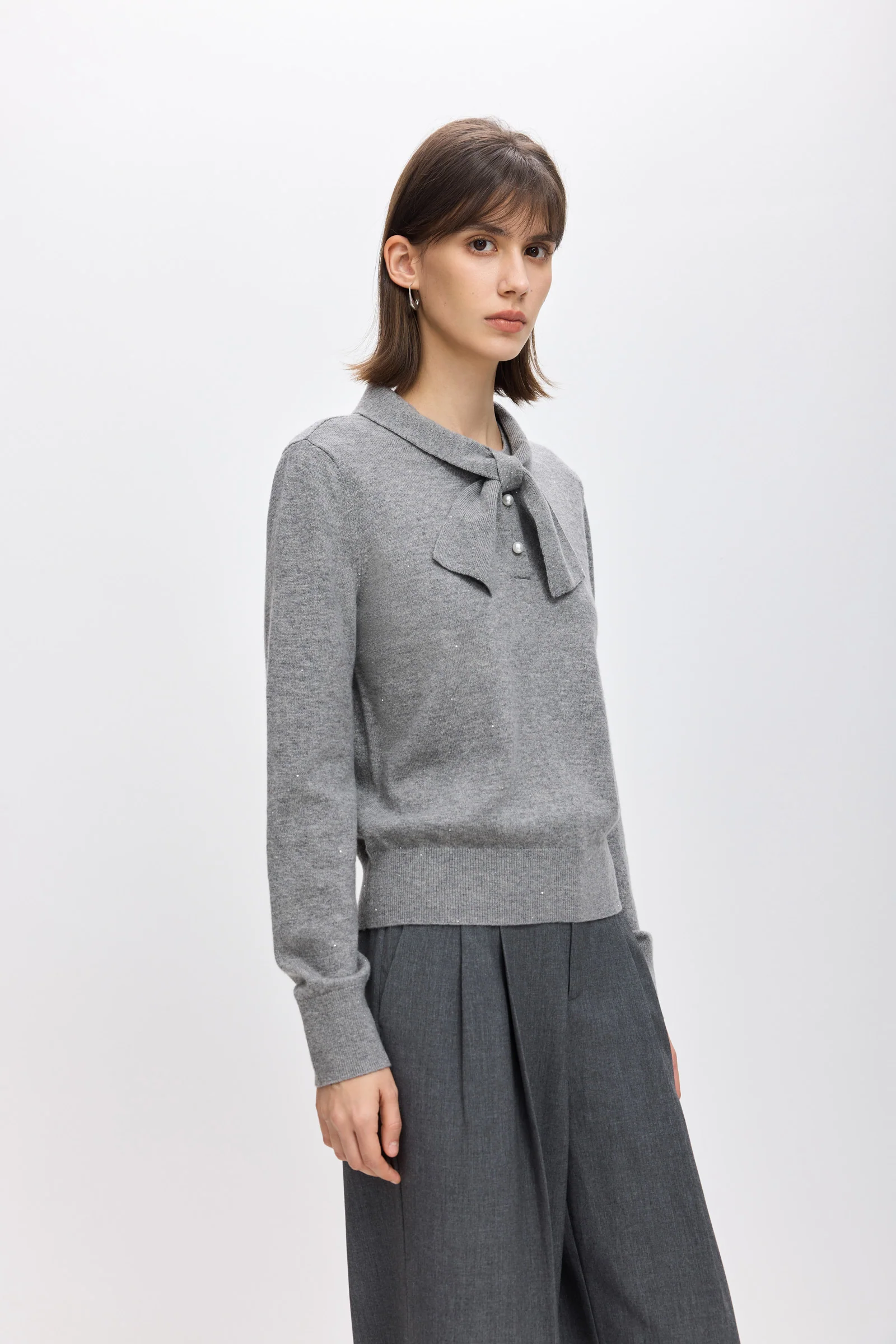 LILY Bow-Detail Knit Sweater - Image 6