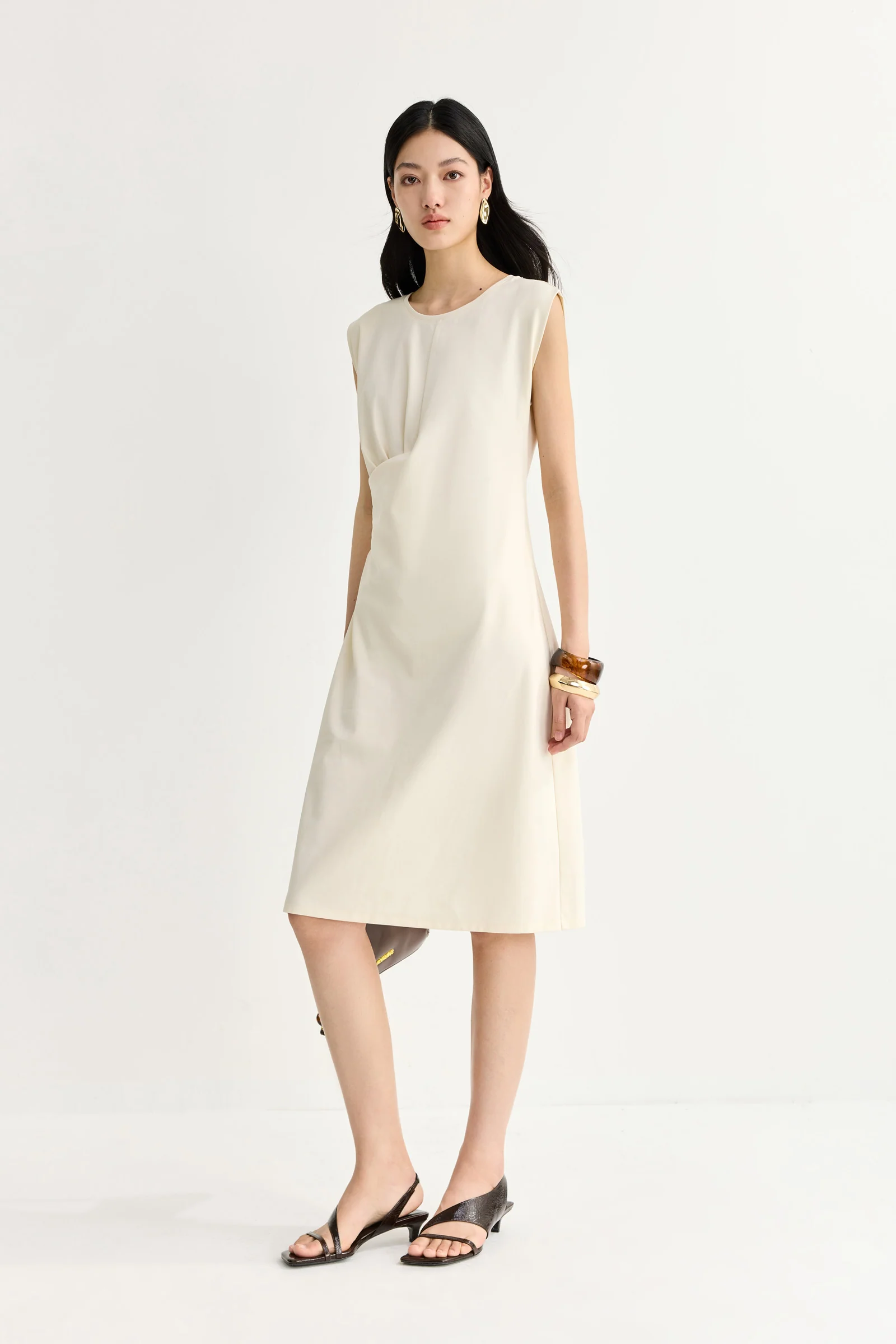 LILY Cap-Sleeve Fit-and-Flare Dress - Image 8