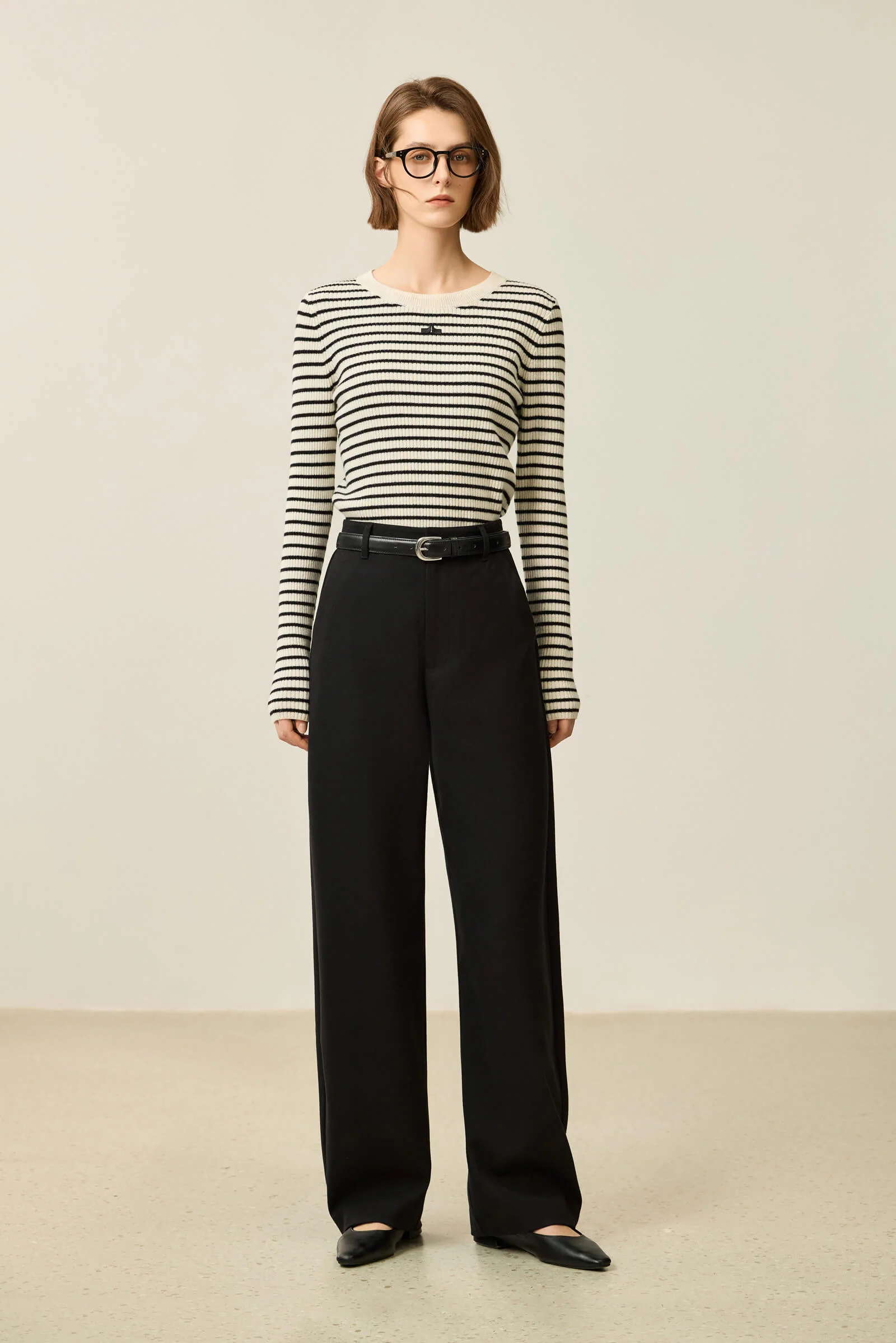 LILY Casual Brushed Banana Pants - Image 8