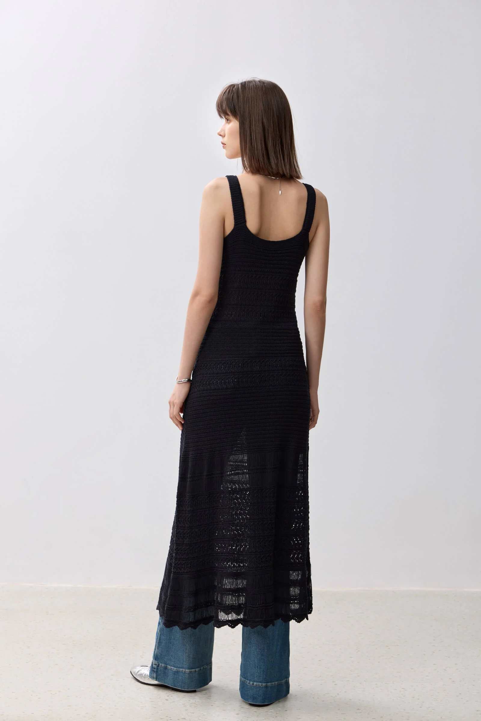 LILY Chic Black Slip Dress - Image 5