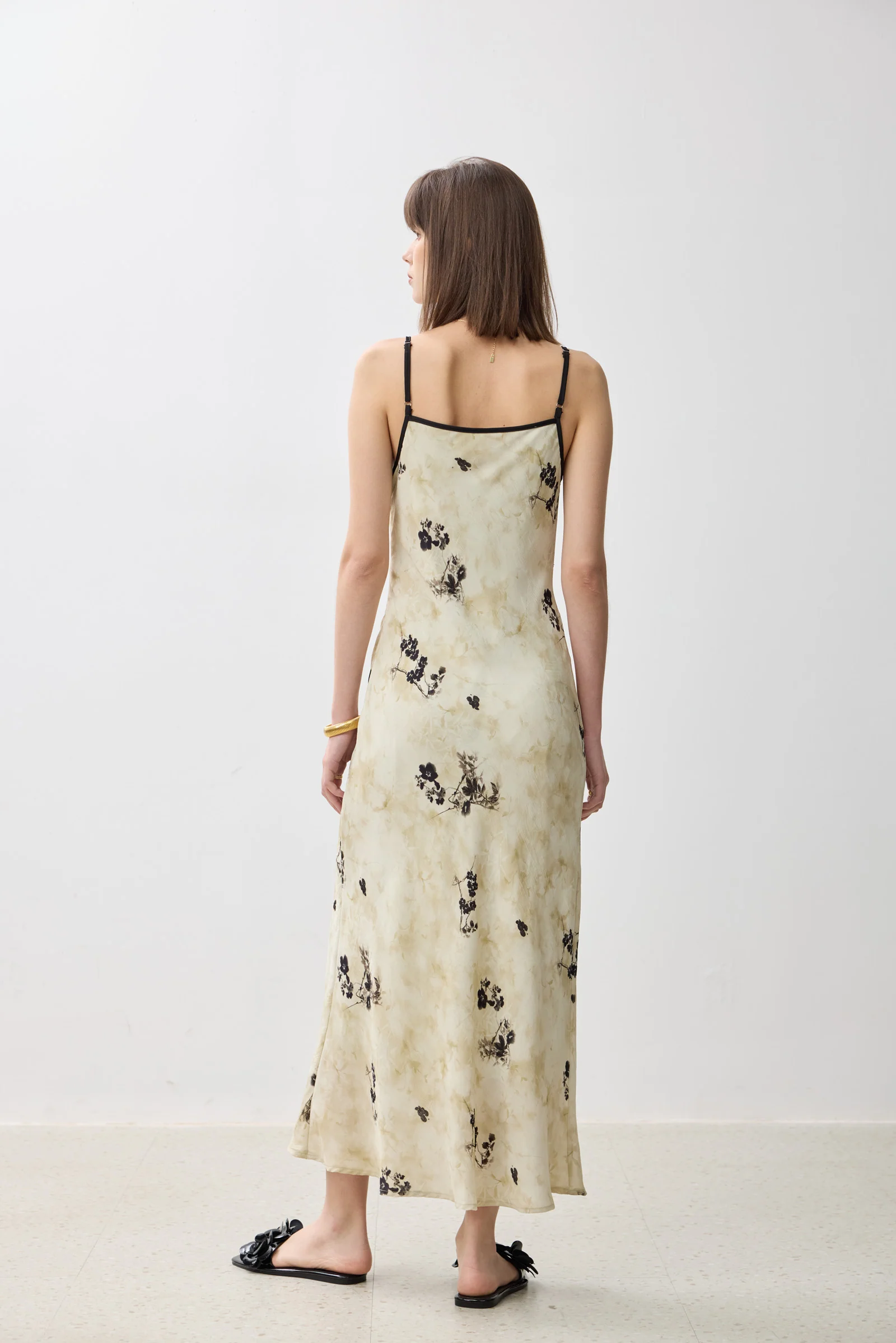 LILY Chinese Style Printed Dress - Image 3