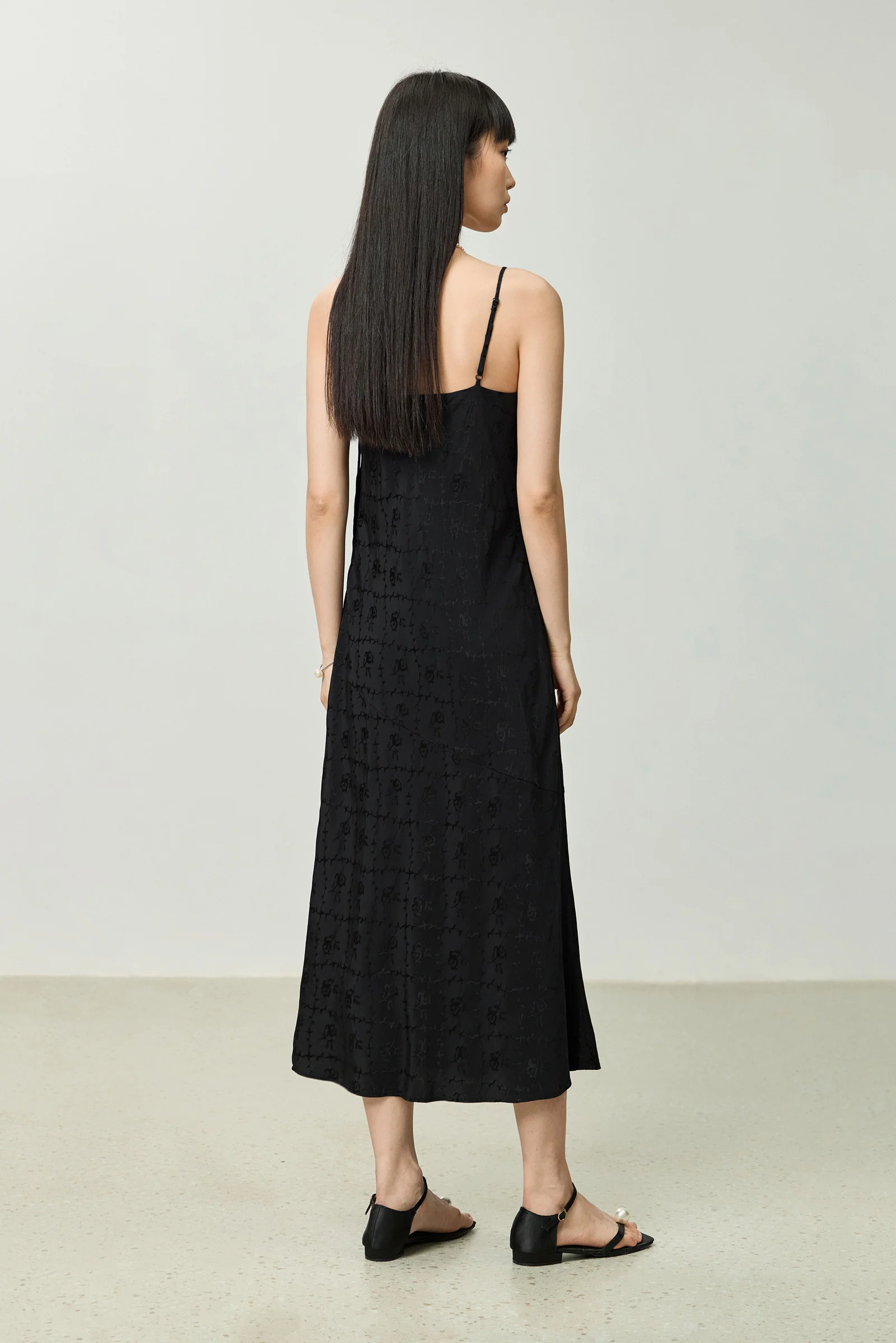 LILY Chinese Style V-Neck Dress - Image 4