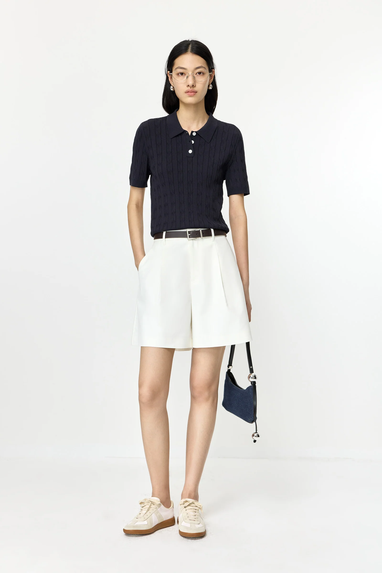 LILY Classic Polo Knit Top - Image 2