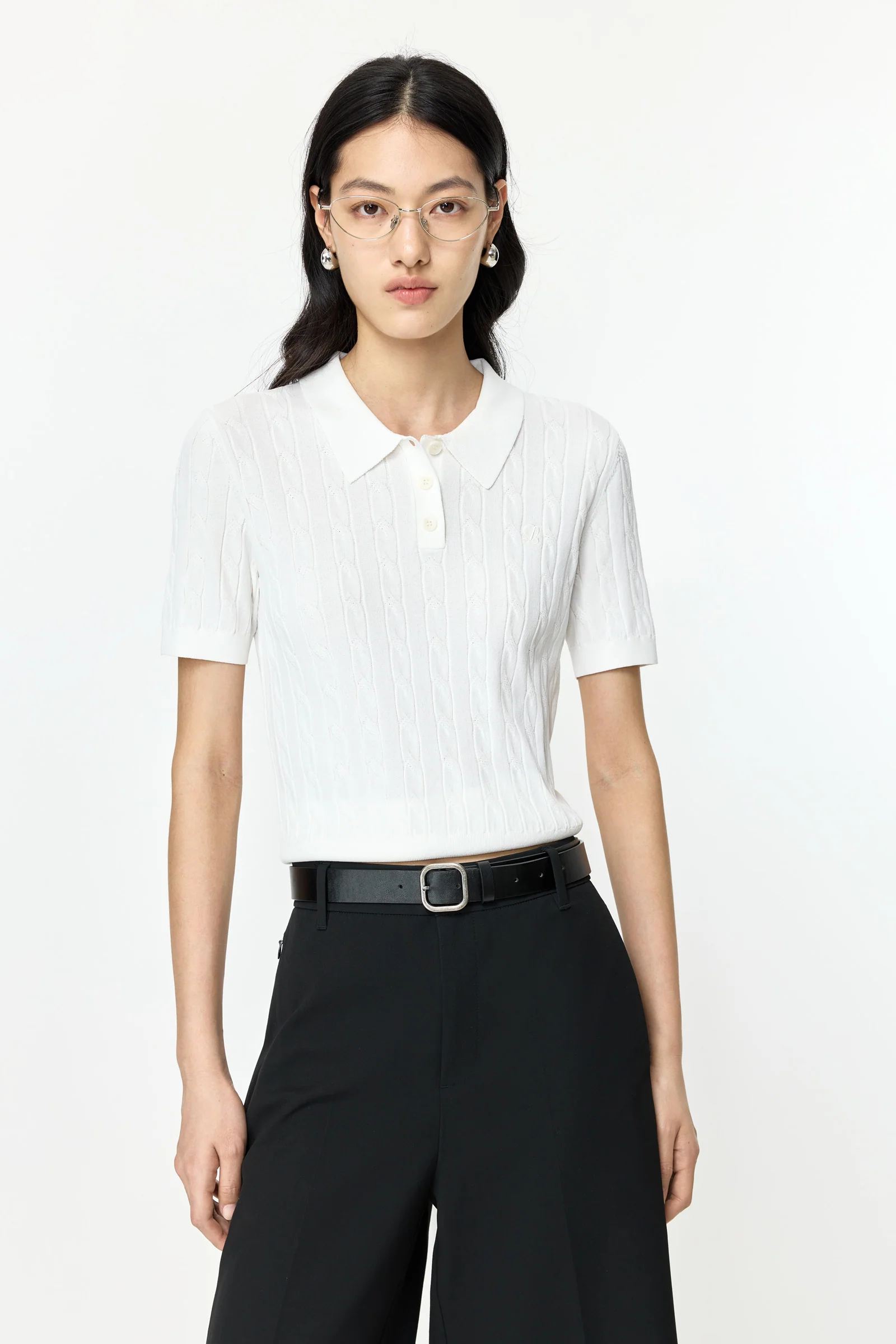 LILY Classic Polo Knit Top - Image 20