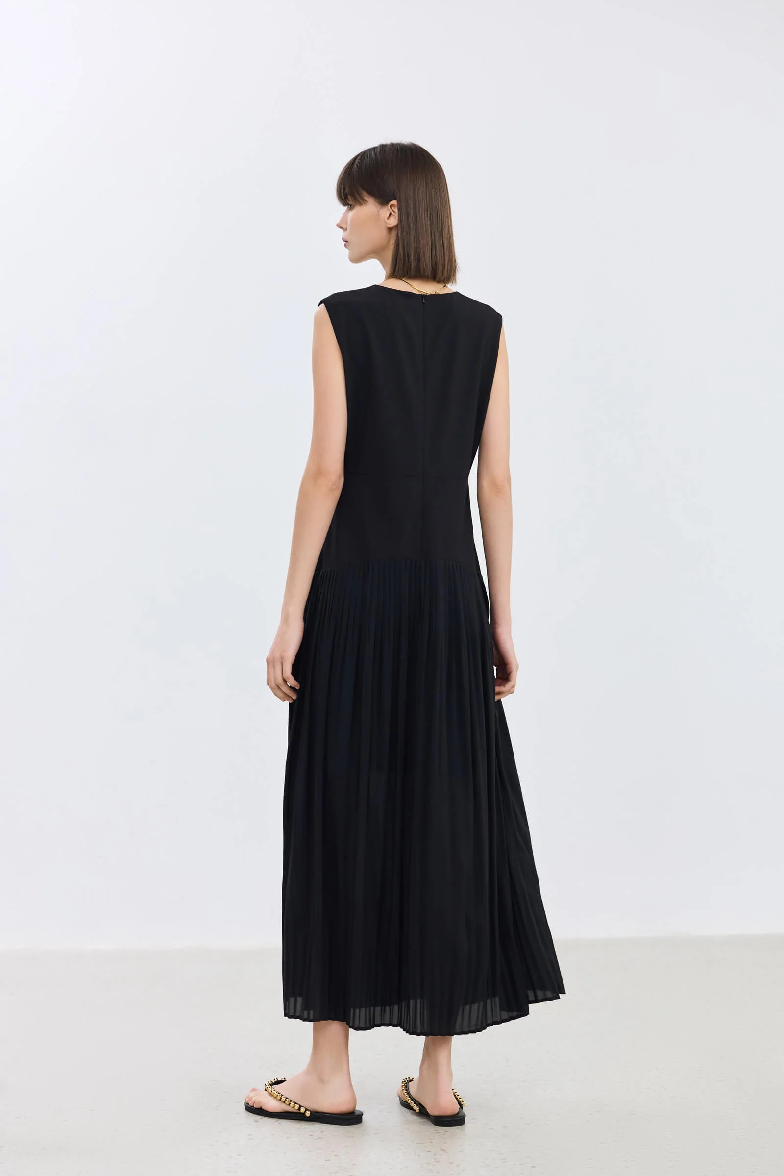 LILY College Style Pleated Dress - Image 10